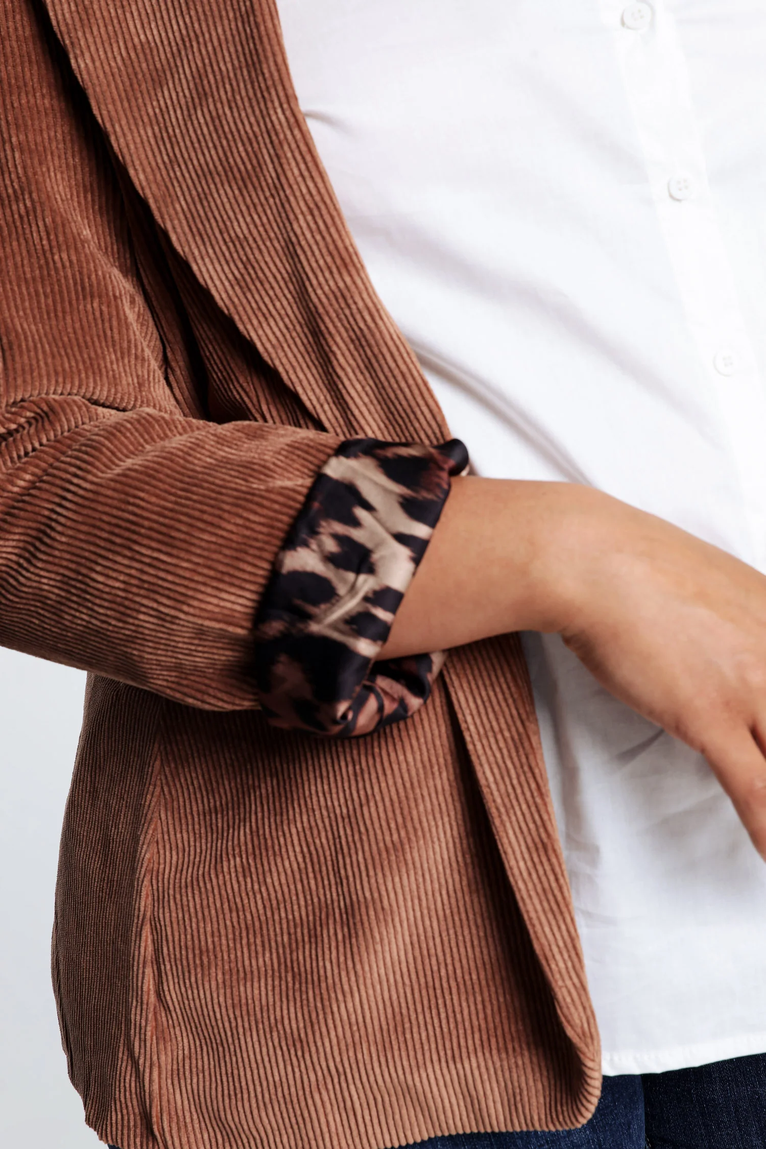 Blazer en velours doublé imprimé peau de bête - Image 15