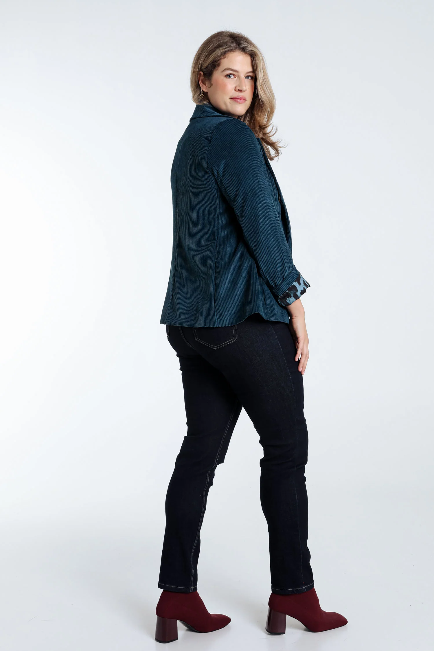 Blazer en velours doublé imprimé peau de bête - Image 2
