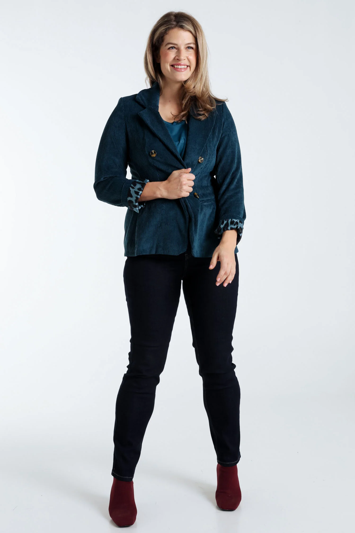 Blazer en velours doublé imprimé peau de bête - Image 8
