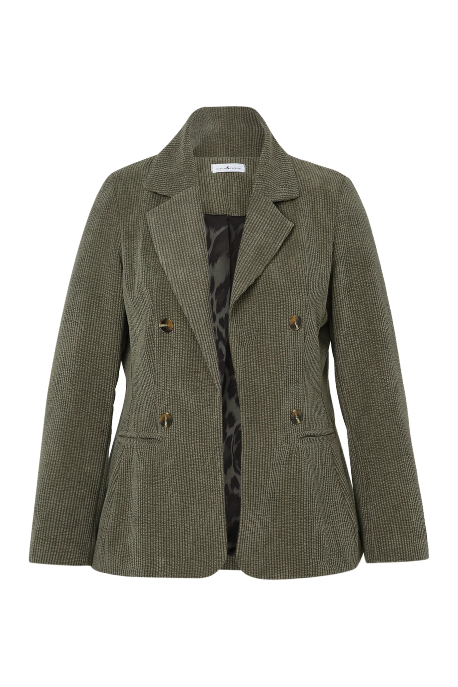 Blazer en velours doublé imprimé peau de bête - Image 10