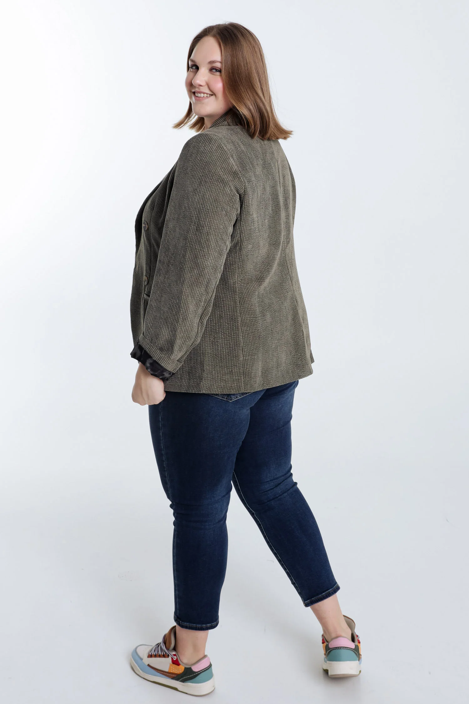 Blazer en velours doublé imprimé peau de bête - Image 2