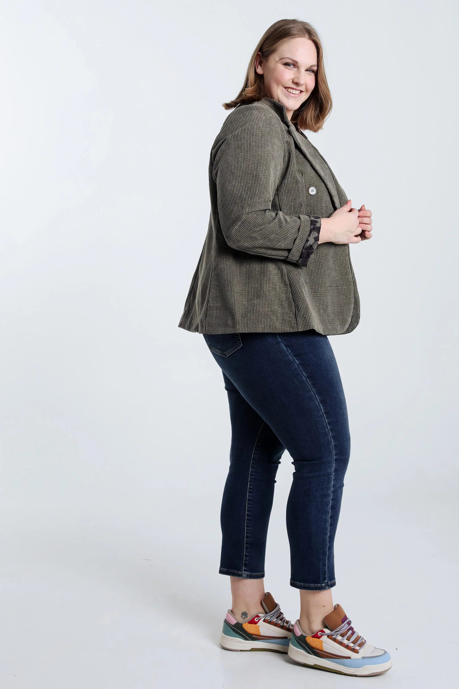 Blazer en velours doublé imprimé peau de bête - Image 8