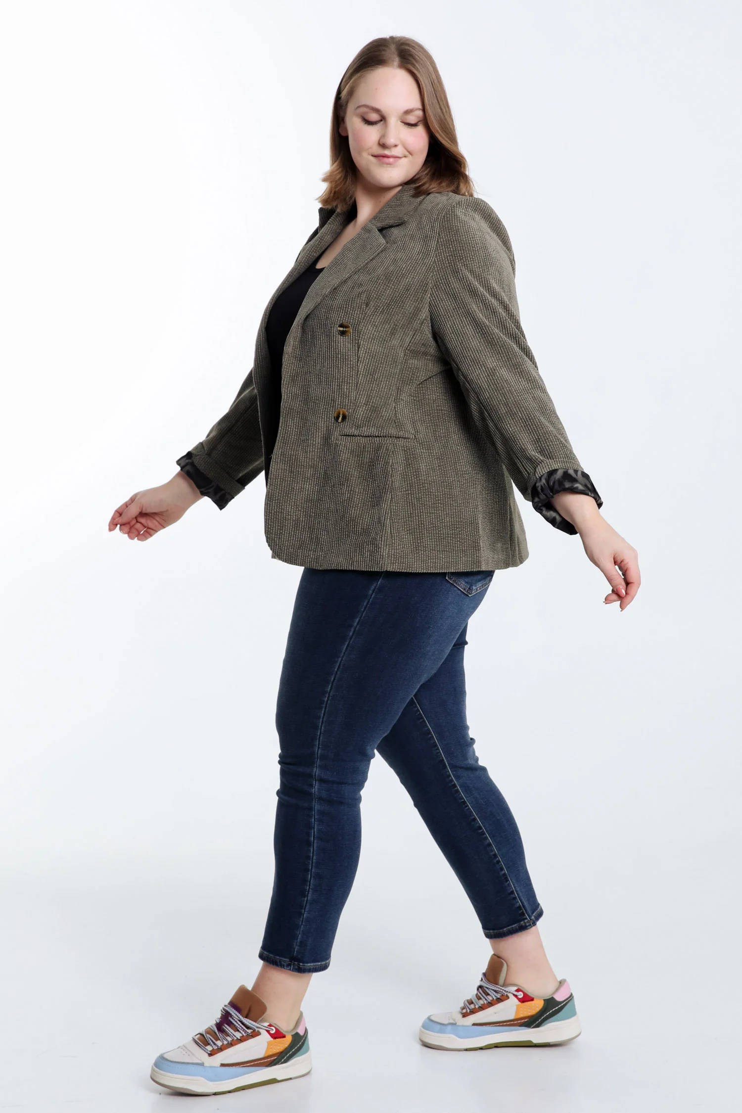 Blazer en velours doublé imprimé peau de bête - Image 9