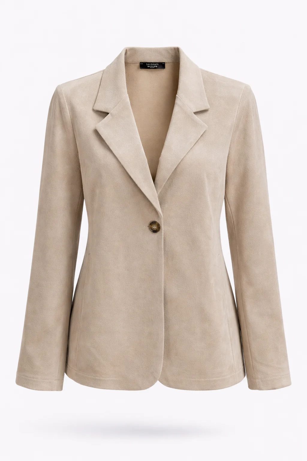 Blazer uni effet suédine - Image 9
