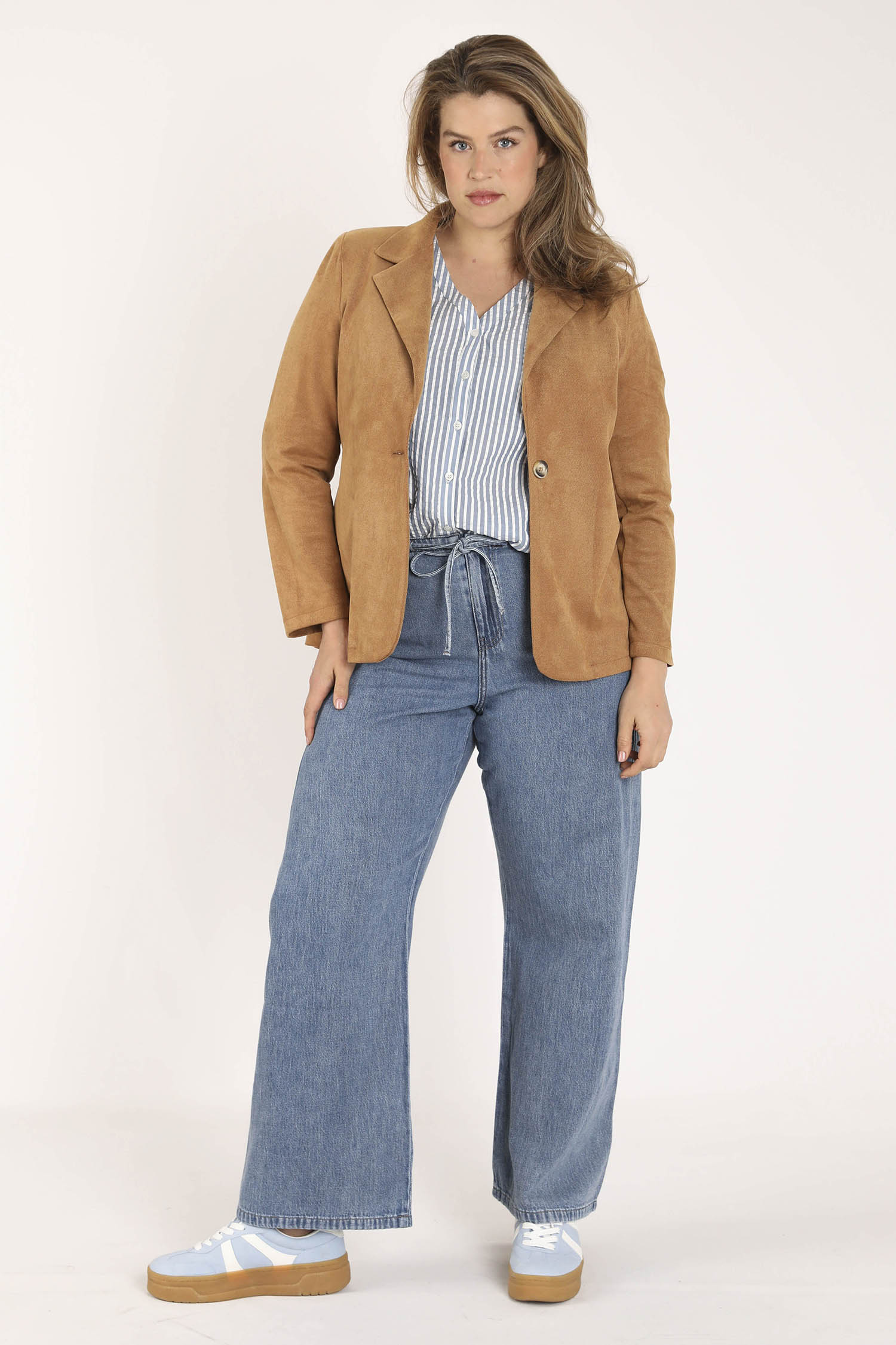 Blazer uni effet suédine - Image 8