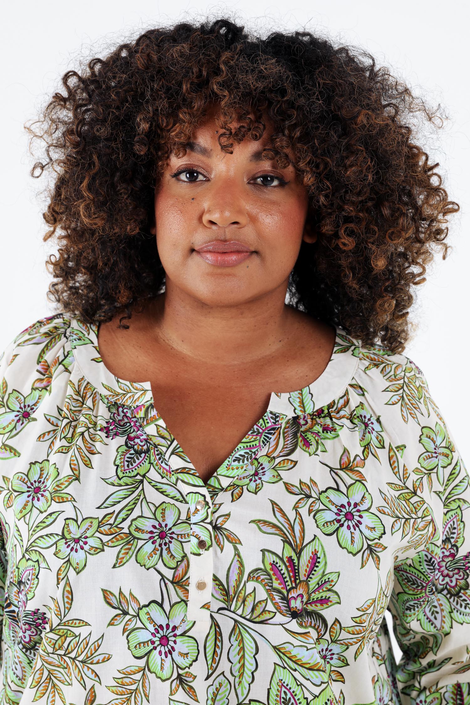 Blouse en coton avec imprimé floral - Image 3