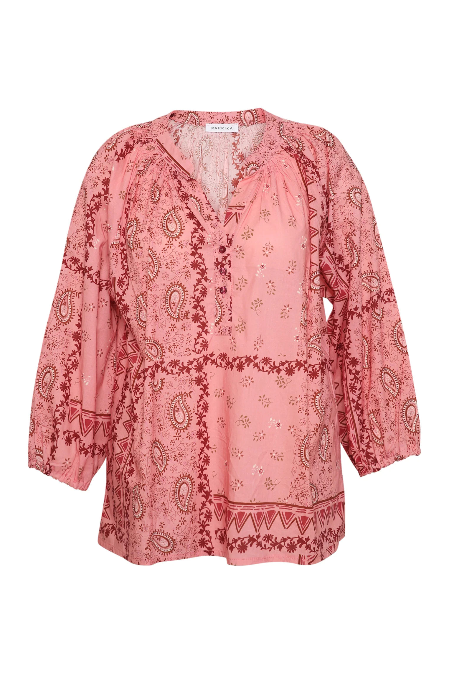 Blouse en coton imprimé bandana - Image 10