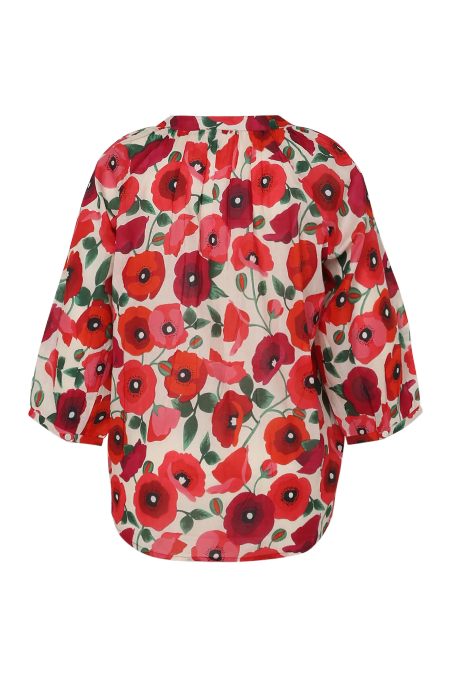 Blouse en coton imprimé coquelicots - Image 11