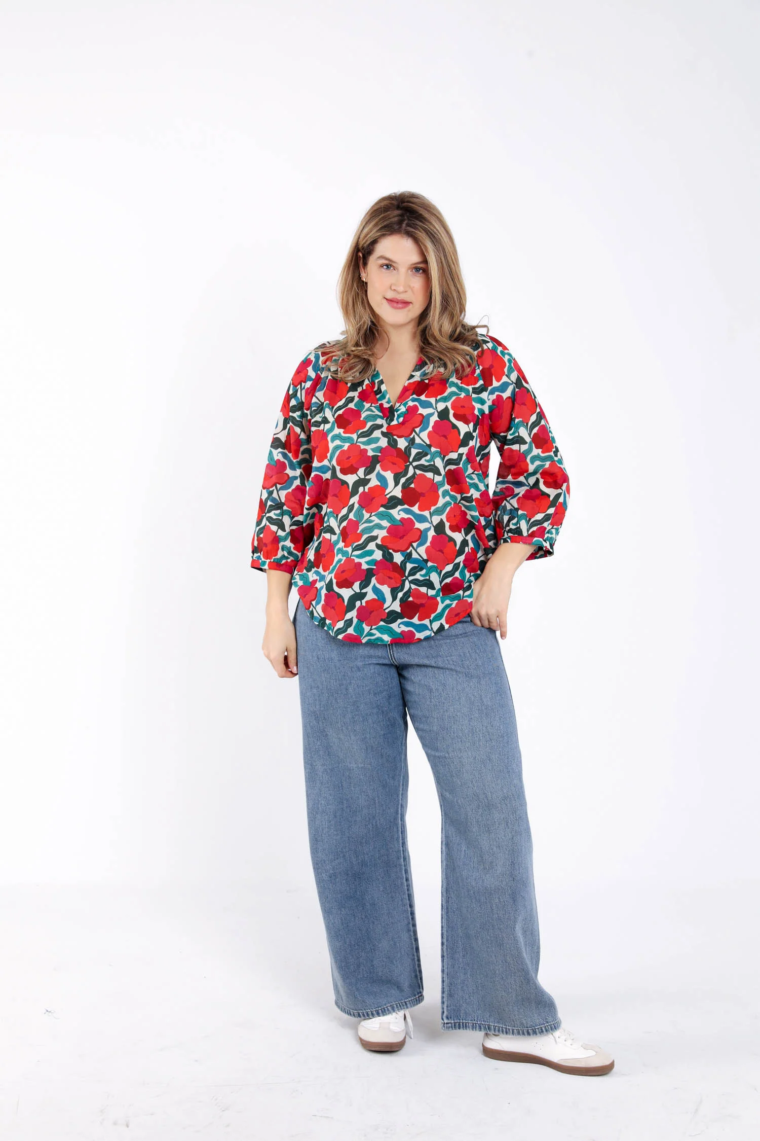 Blouse en coton imprimé fleuri - Image 7