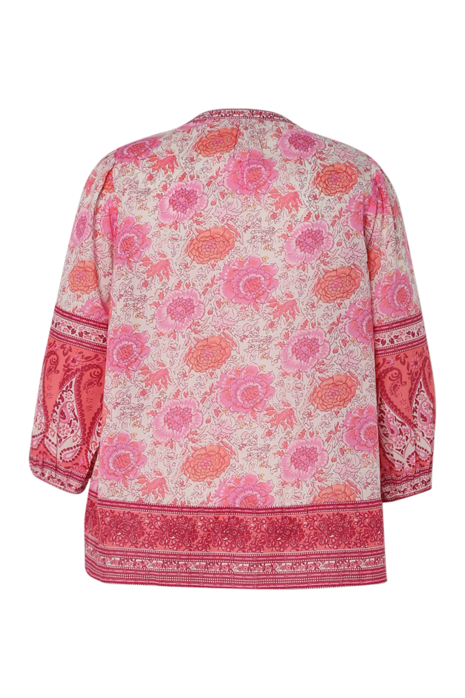 Blouse en coton imprimé fleurs indiennes - Image 11