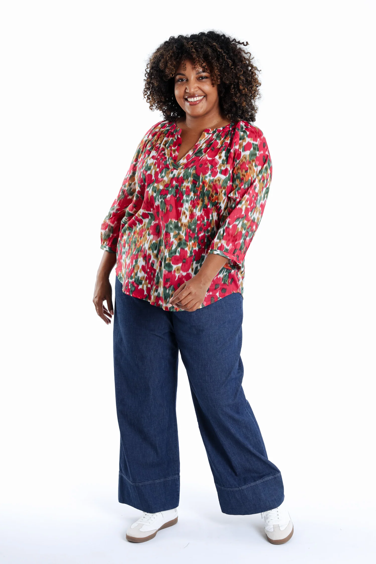 Blouse en coton imprimé floral - Image 7