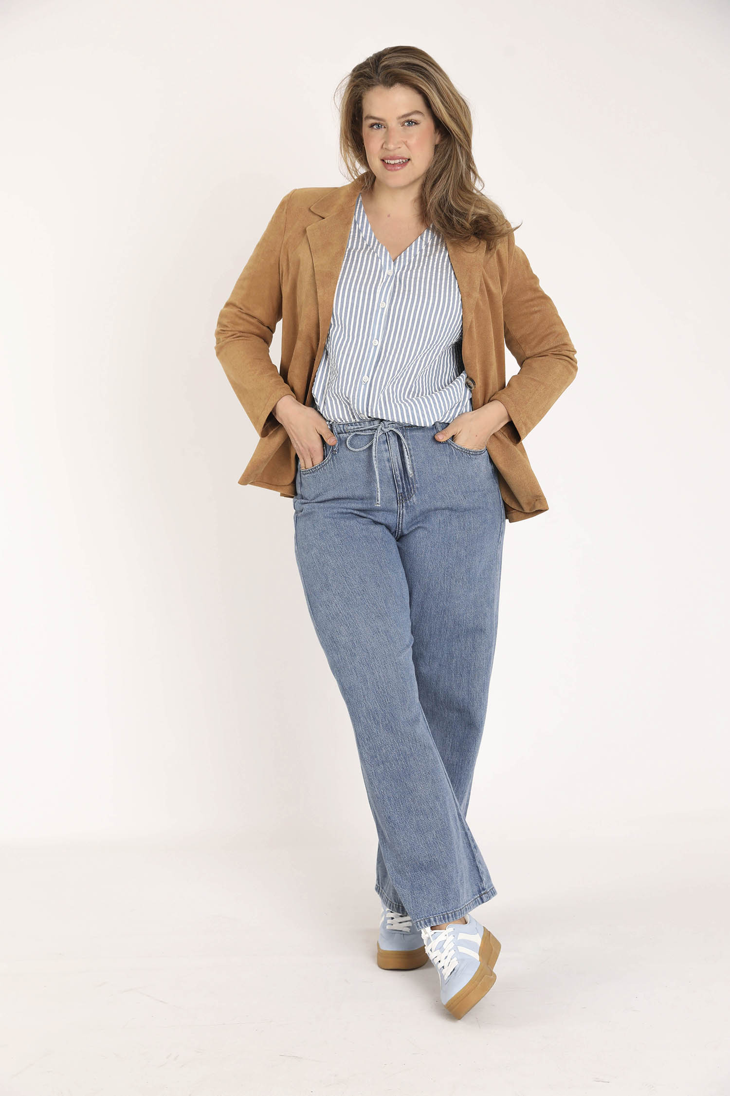 Blouse en coton rayée - Image 8