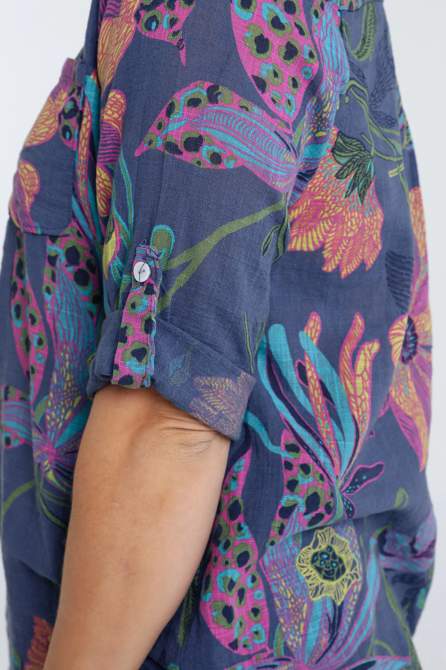 Blouse en gaze de coton imprimé floral - Image 15