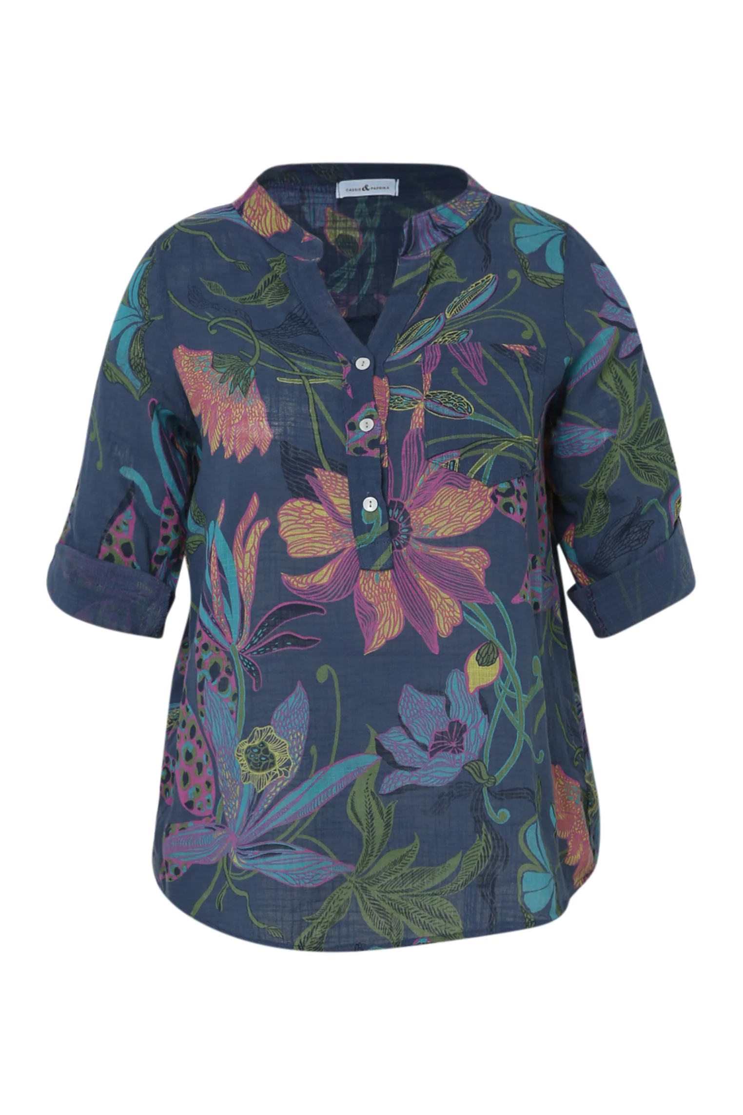 Blouse en gaze de coton imprimé floral - Image 21