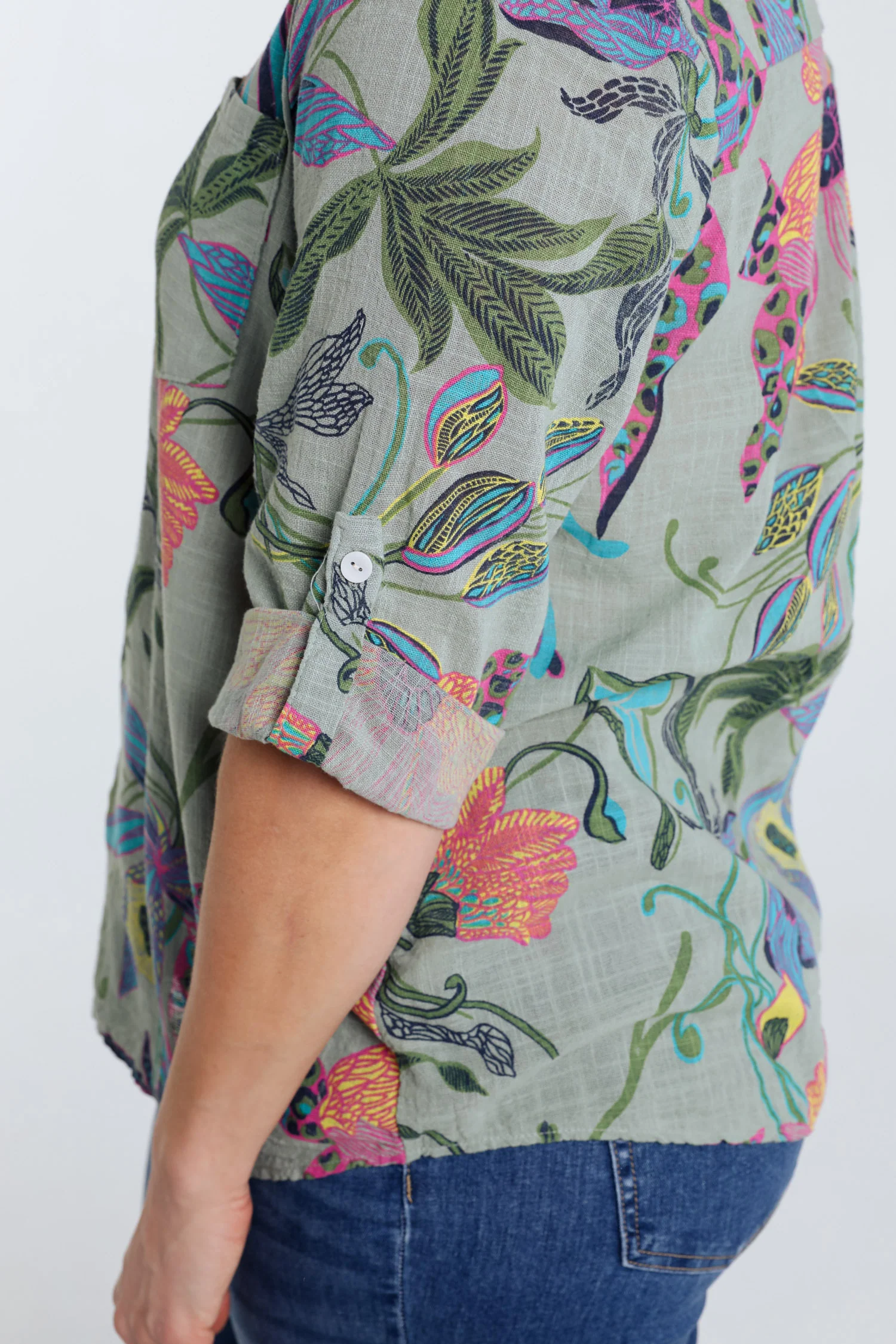 Blouse en gaze de coton imprimé floral - Image 27