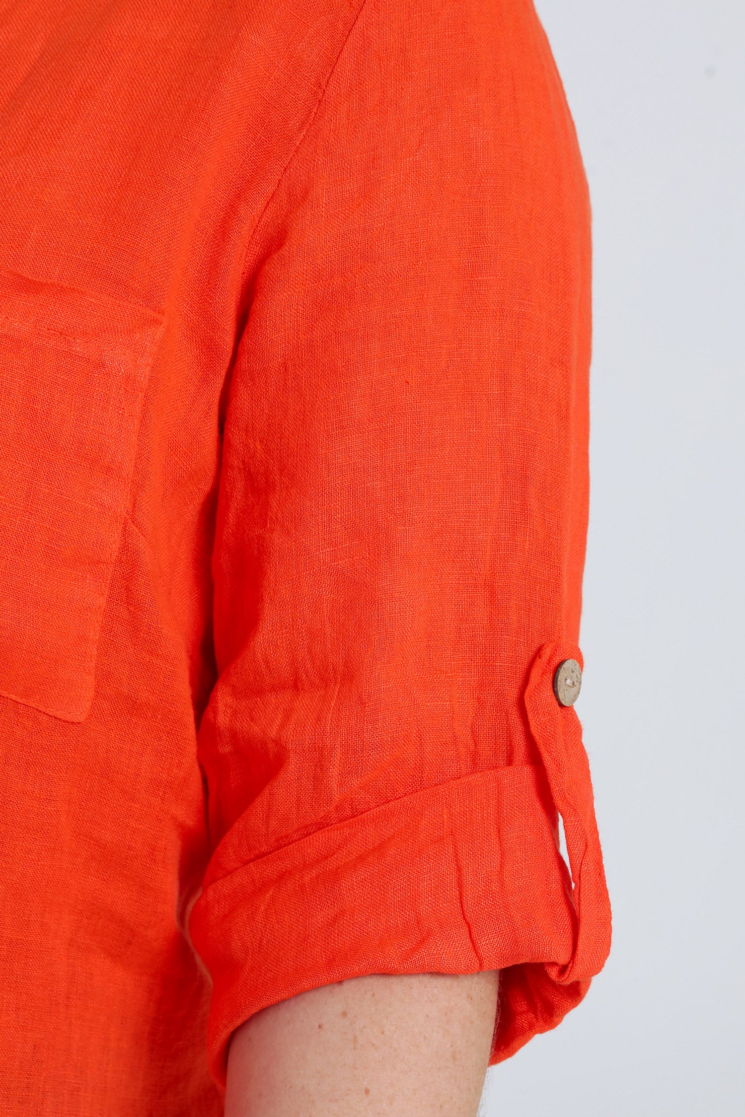 Blouse en lin unie - Image 26