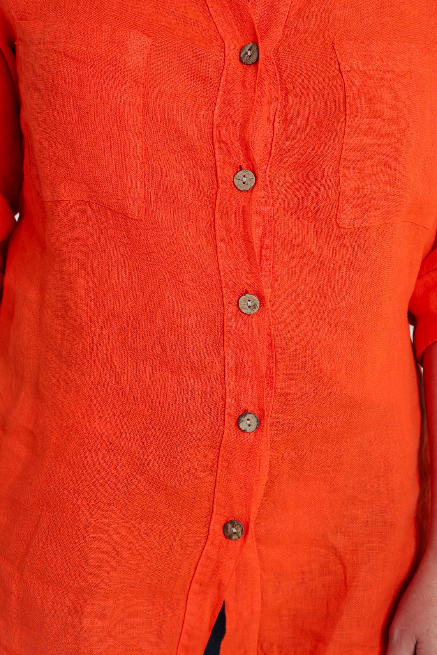 Blouse en lin unie - Image 27