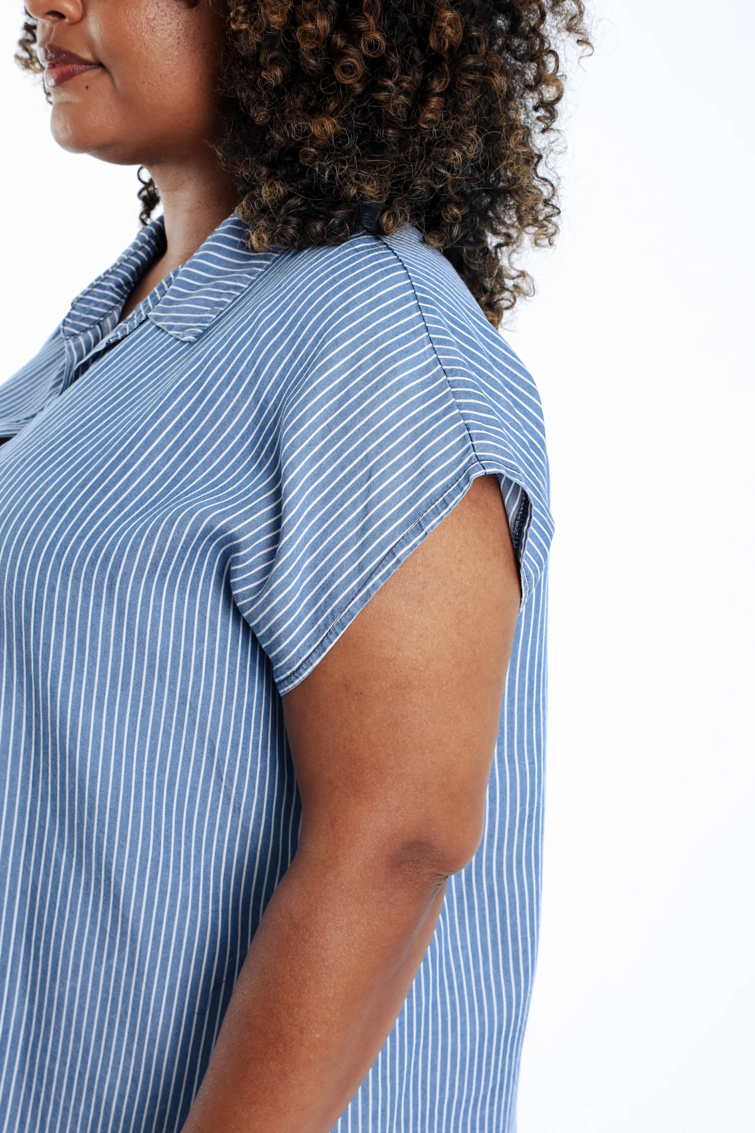Blouse en tencel rayée - Image 5