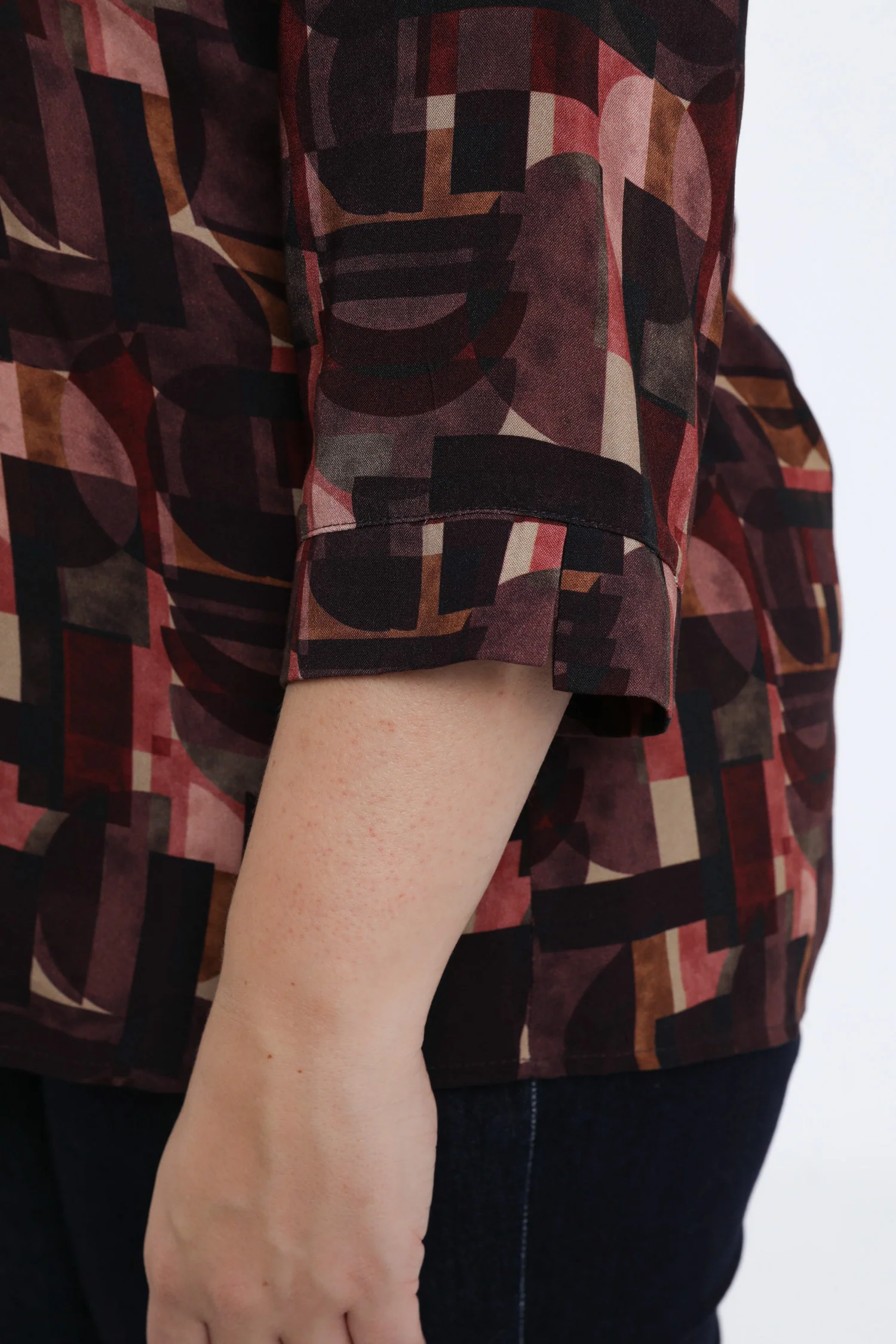Blouse en viscoce imprimé graphique - Image 4