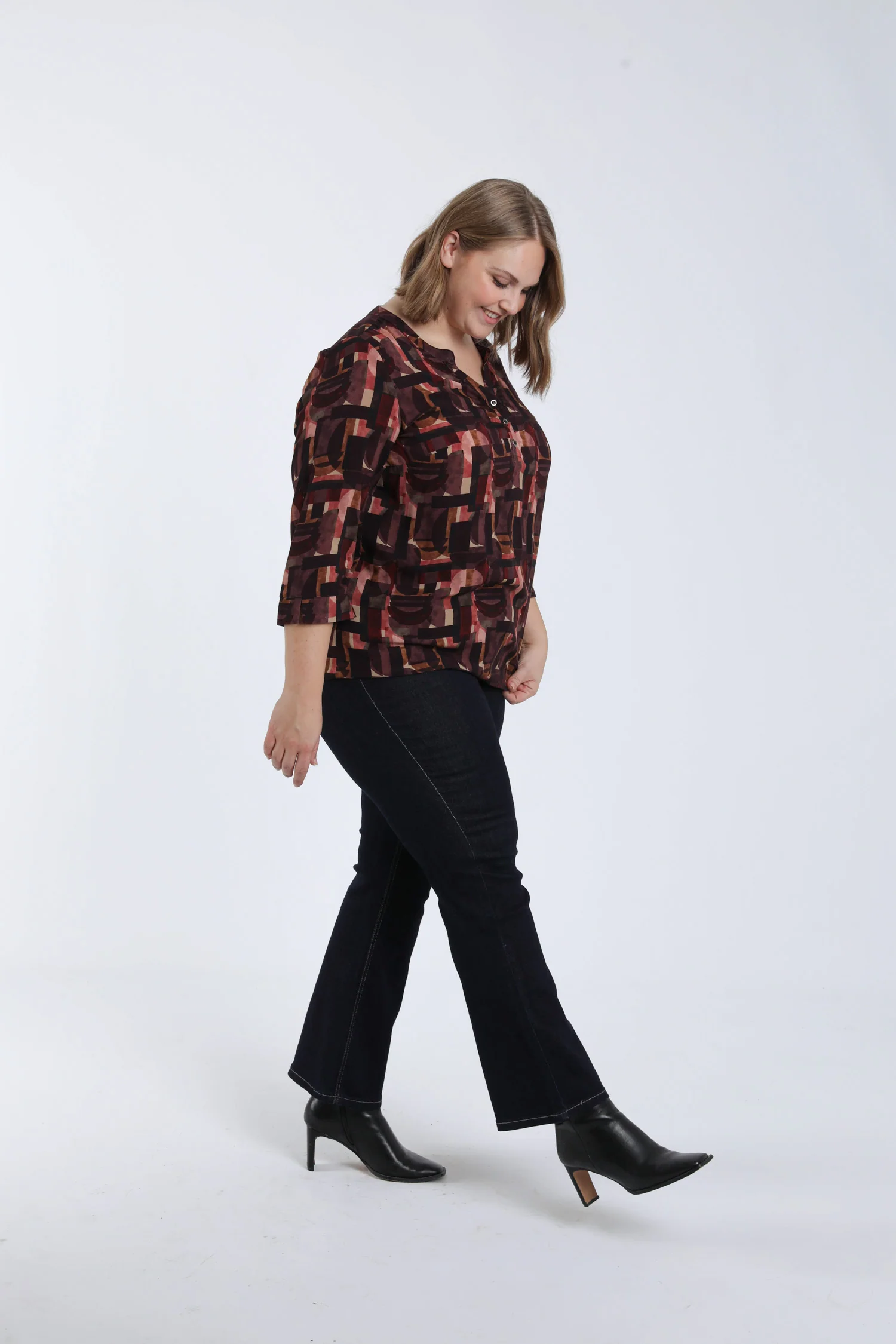 Blouse en viscoce imprimé graphique - Image 6