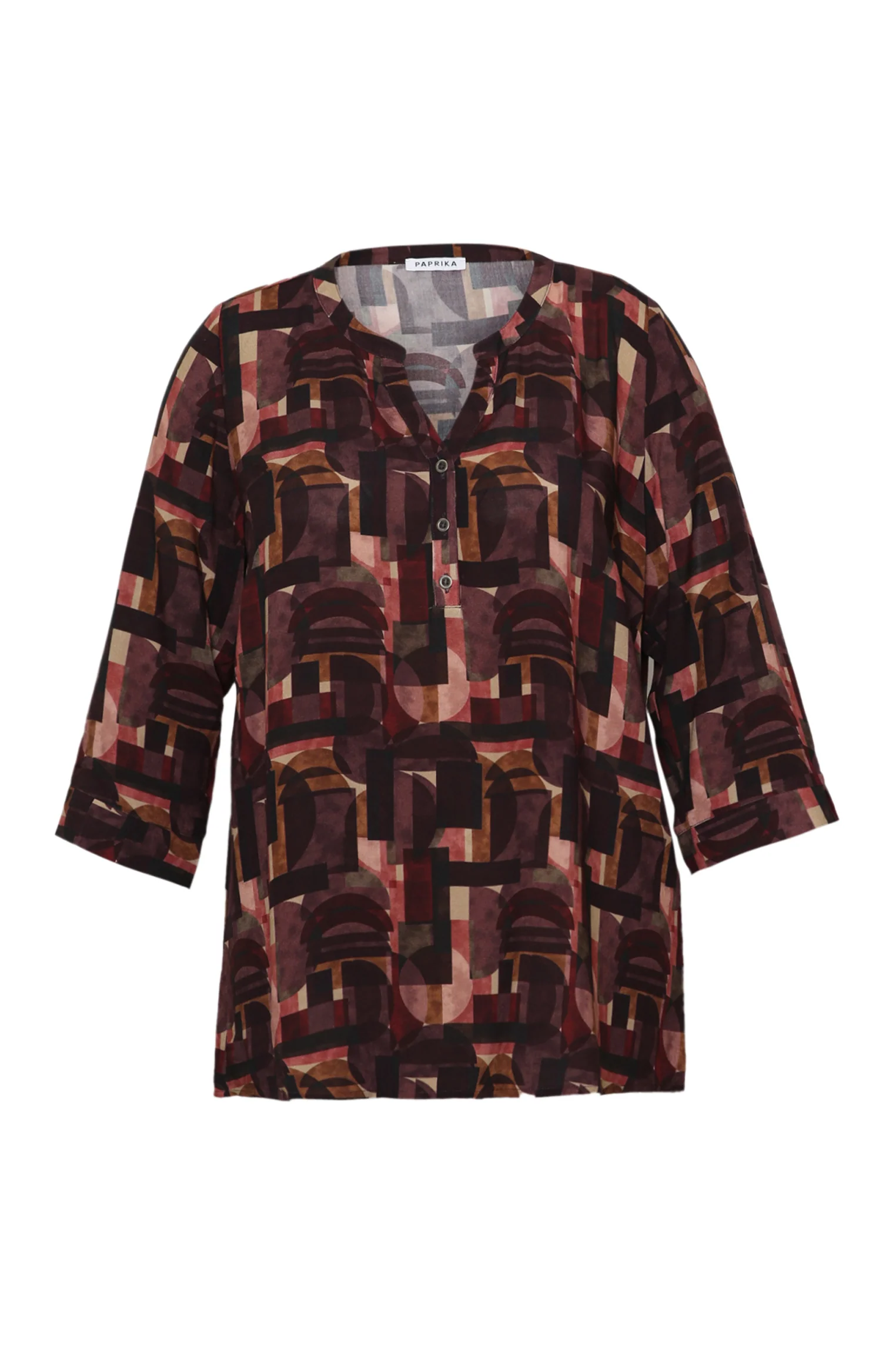 Blouse en viscoce imprimé graphique - Image 7