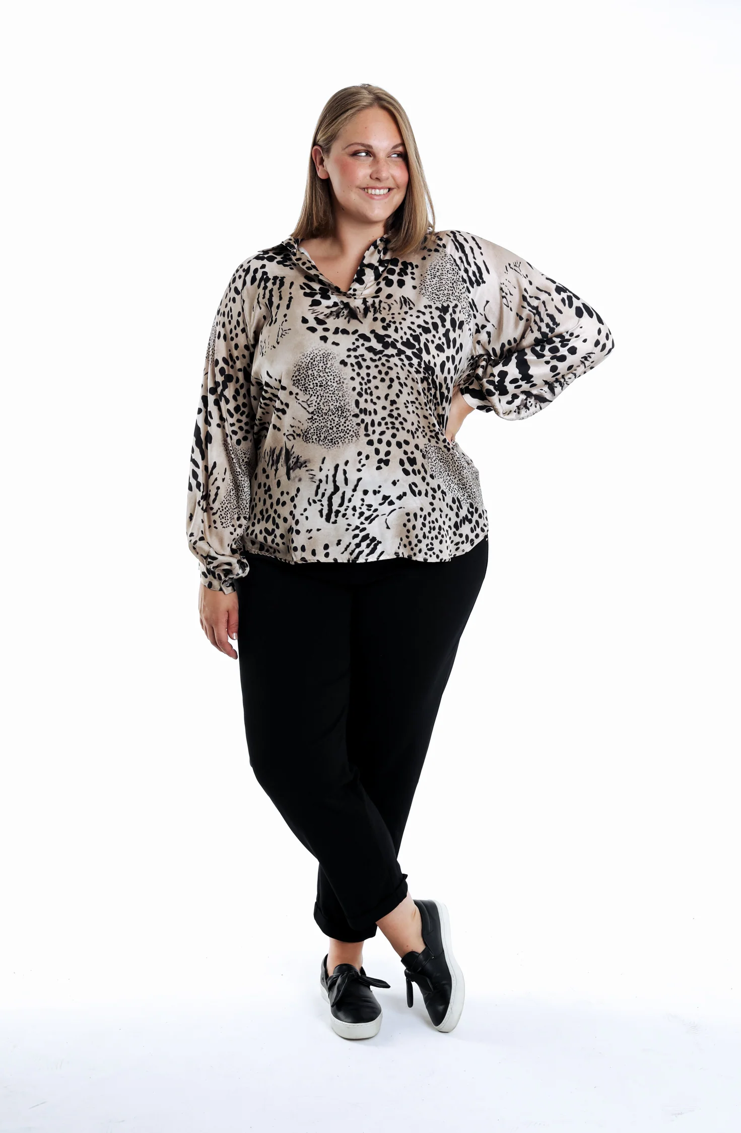 Blouse en viscose imprimé animal - Image 5