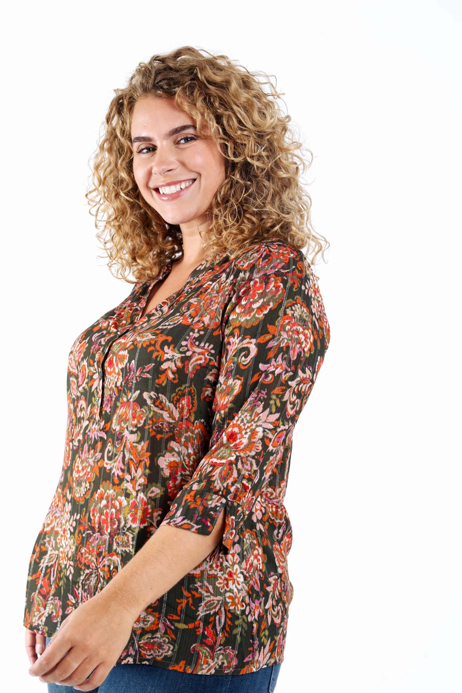 Blouse en viscose imprimé cachemire - Image 5