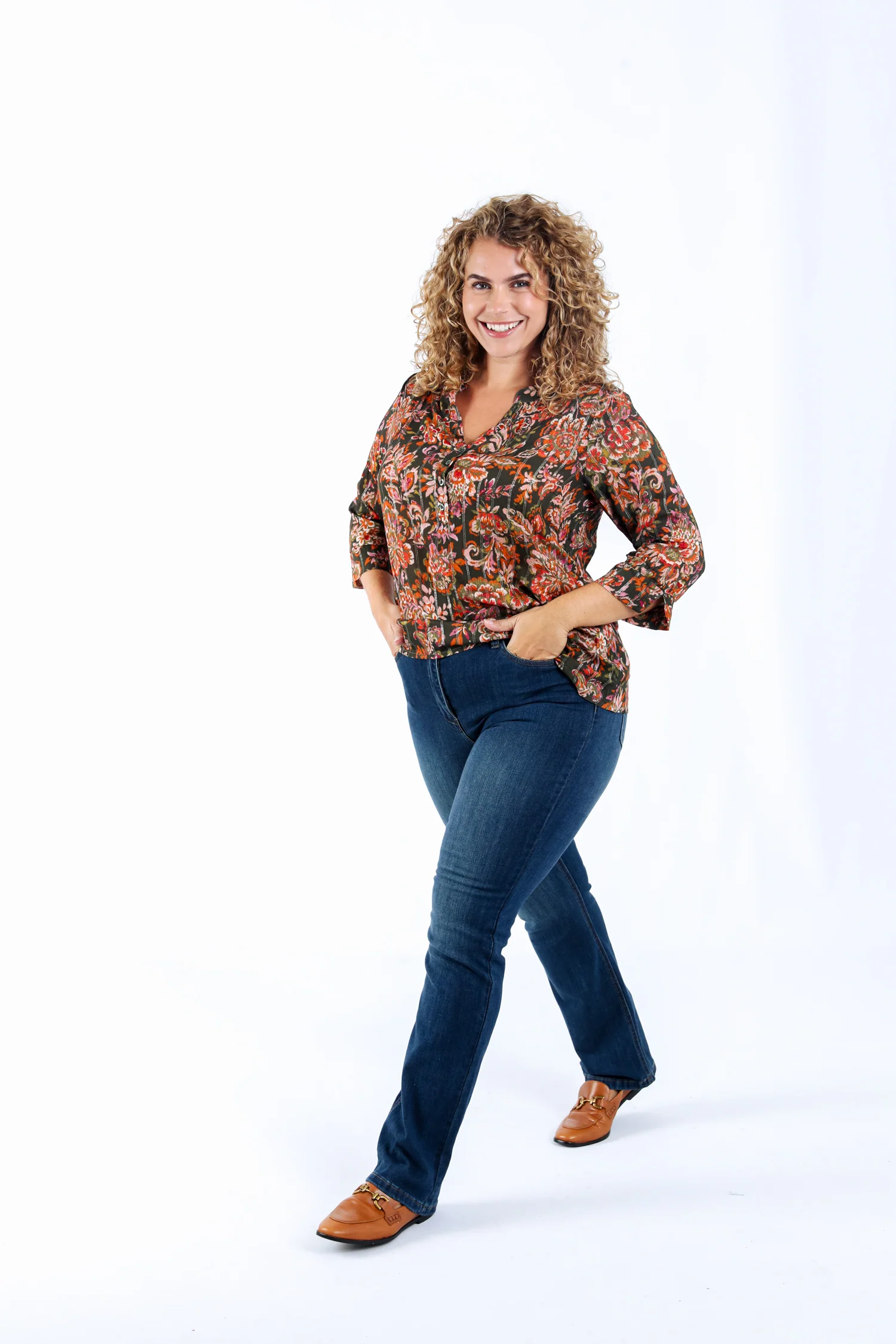Blouse en viscose imprimé cachemire - Image 6