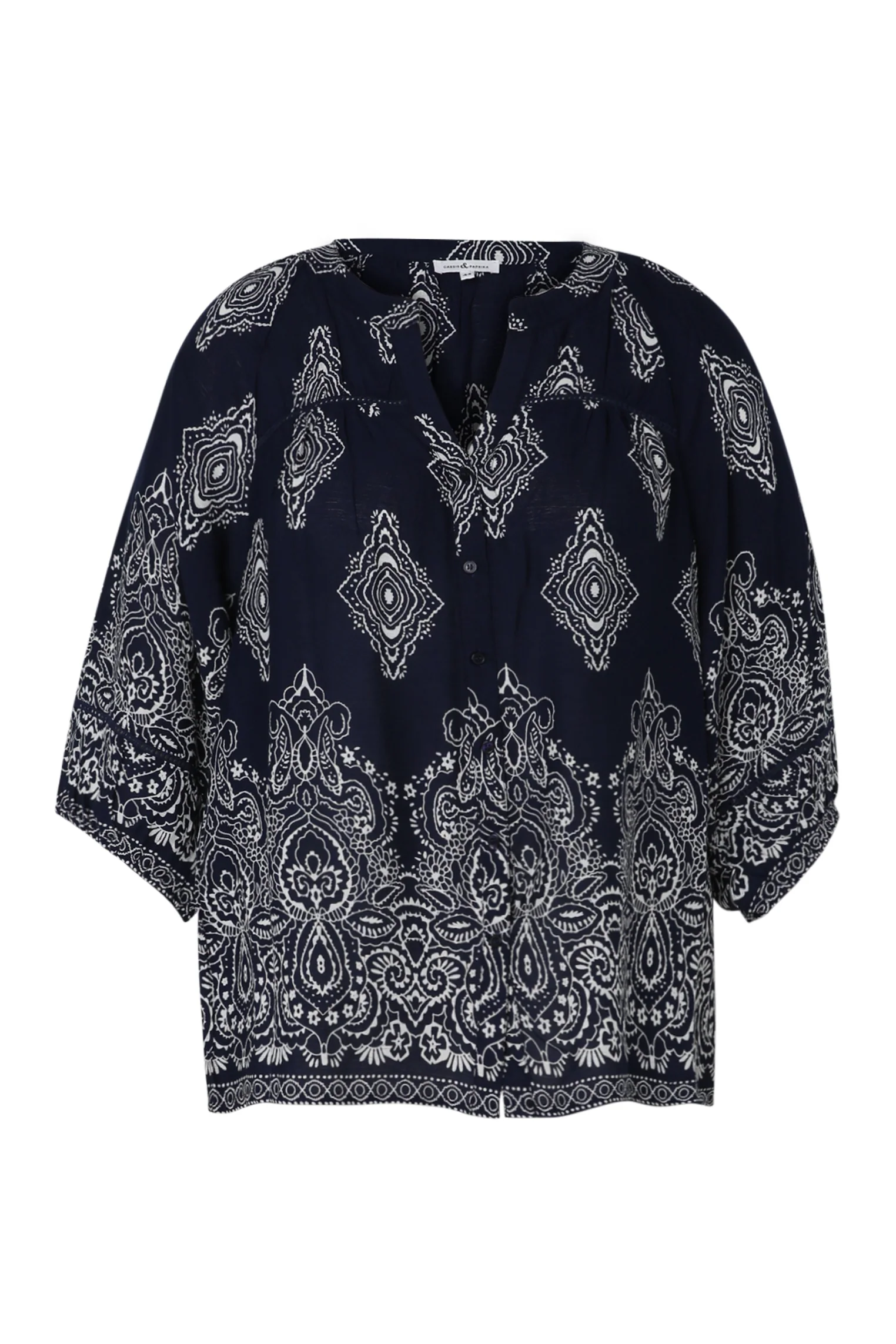 Blouse en viscose imprimé cachemire - Image 10