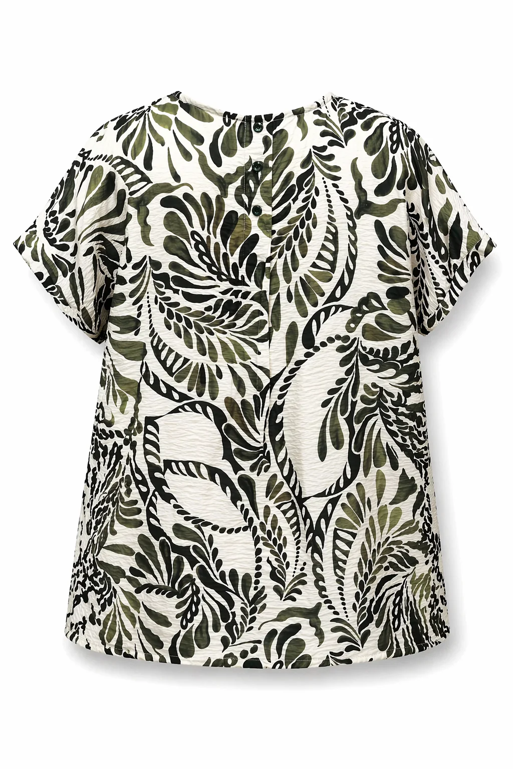 Blouse en viscose imprimé cachemire bicolore - Image 10