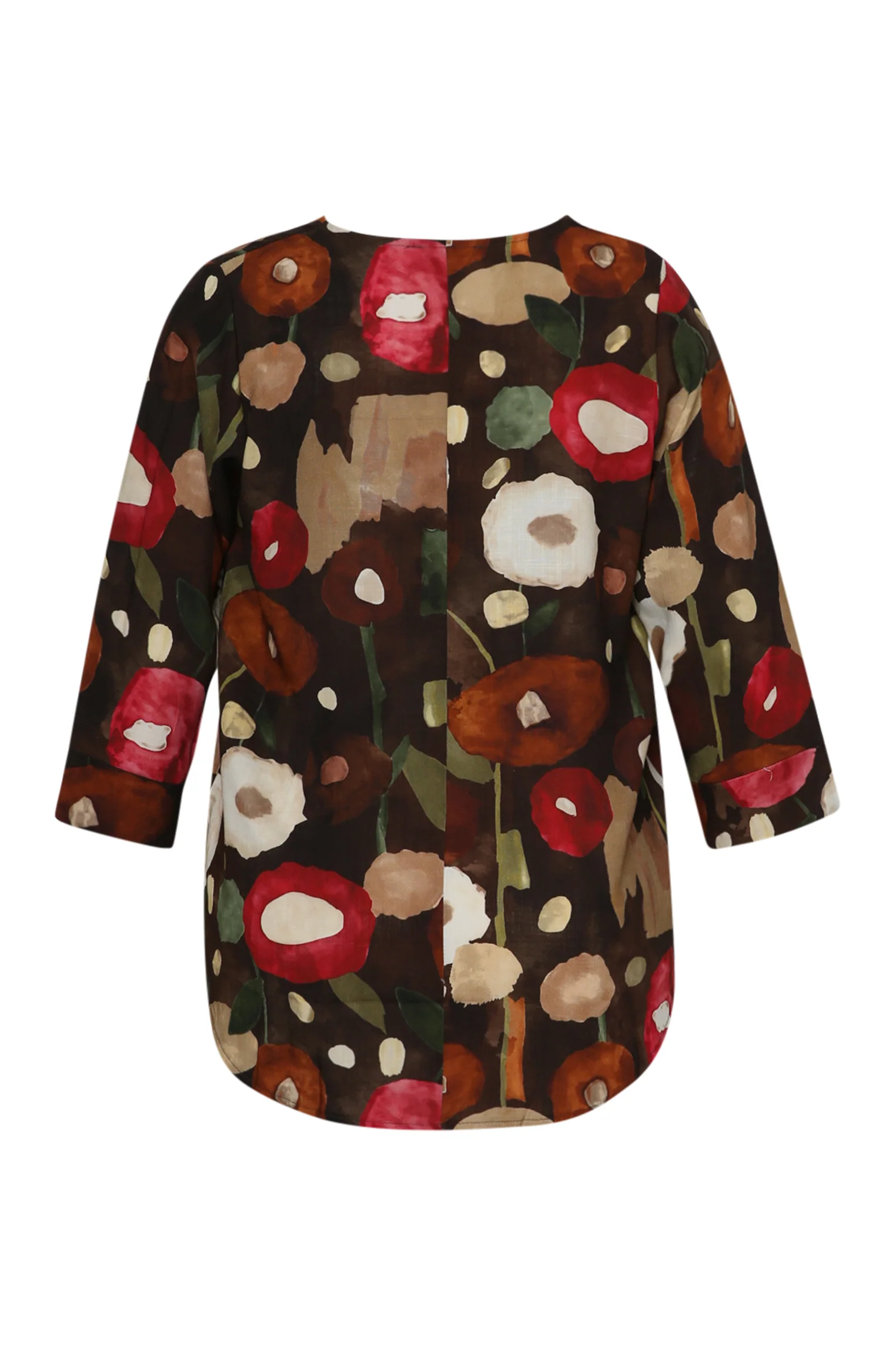 Blouse en viscose imprimé coquelicots - Image 10