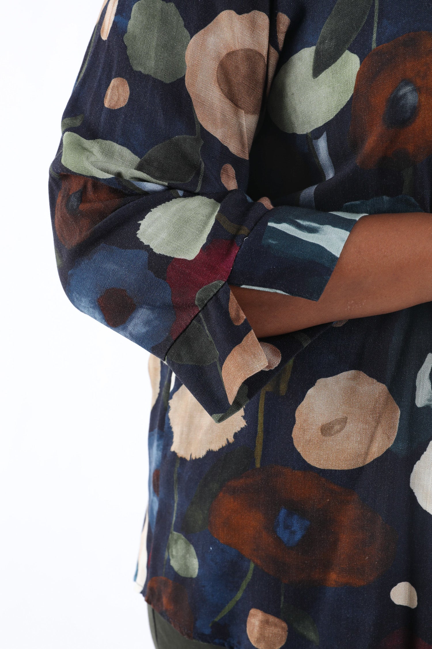 Blouse en viscose imprimé coquelicots - Image 4