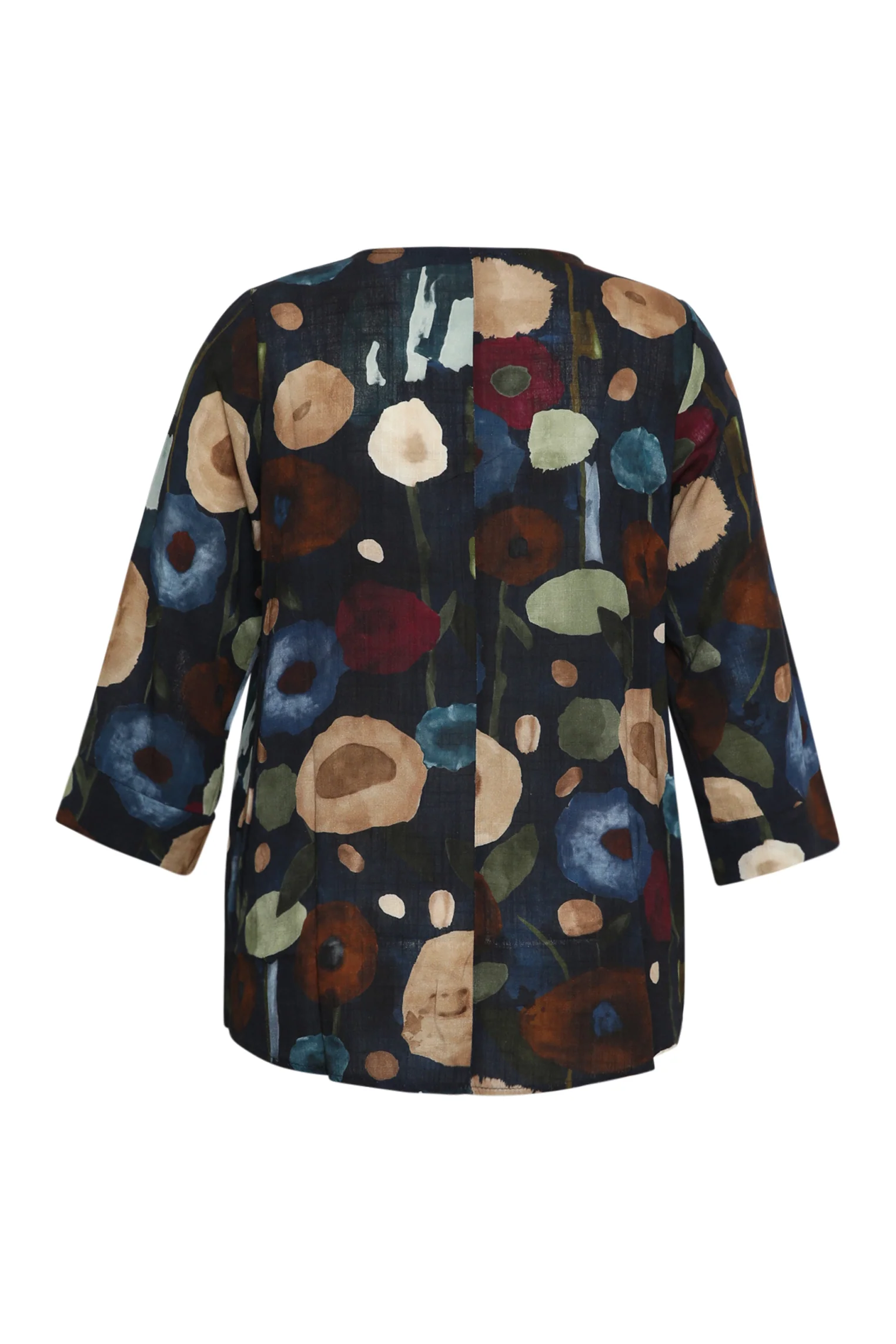 Blouse en viscose imprimé coquelicots - Image 8