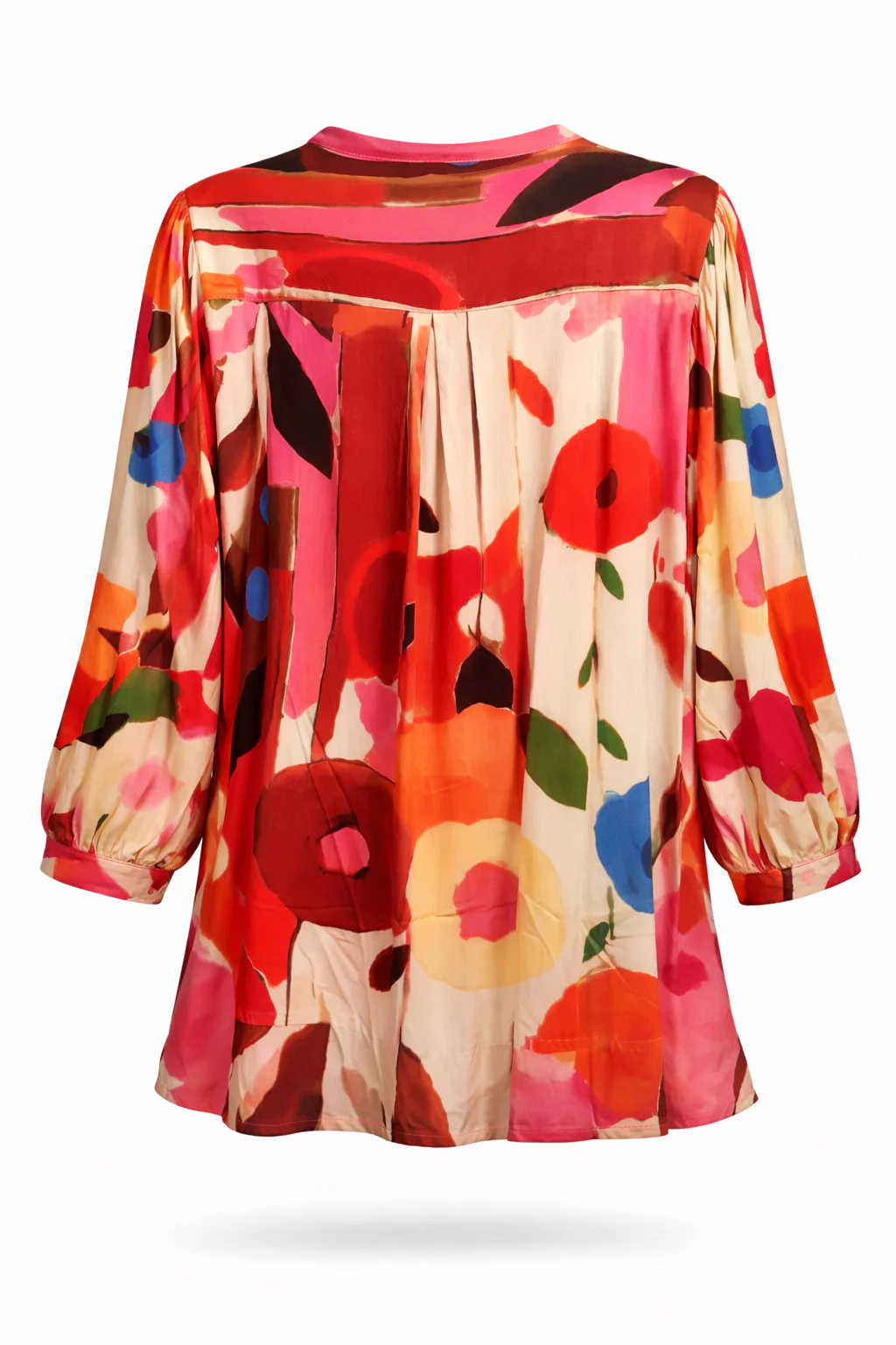 Blouse en viscose imprimé coquelicots - Image 9