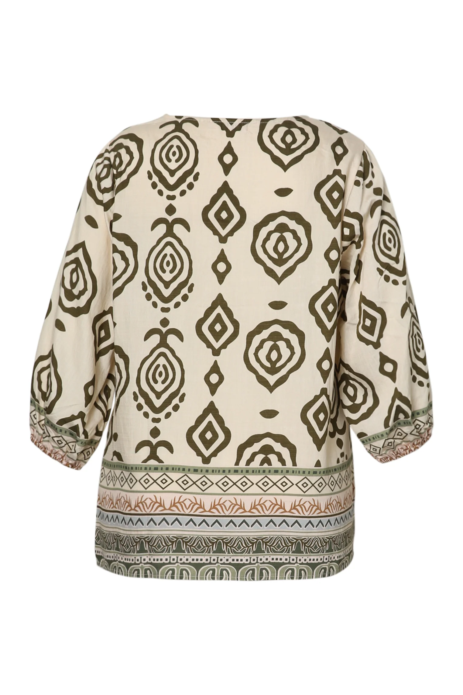 Blouse en viscose imprimé ethnique - Image 11