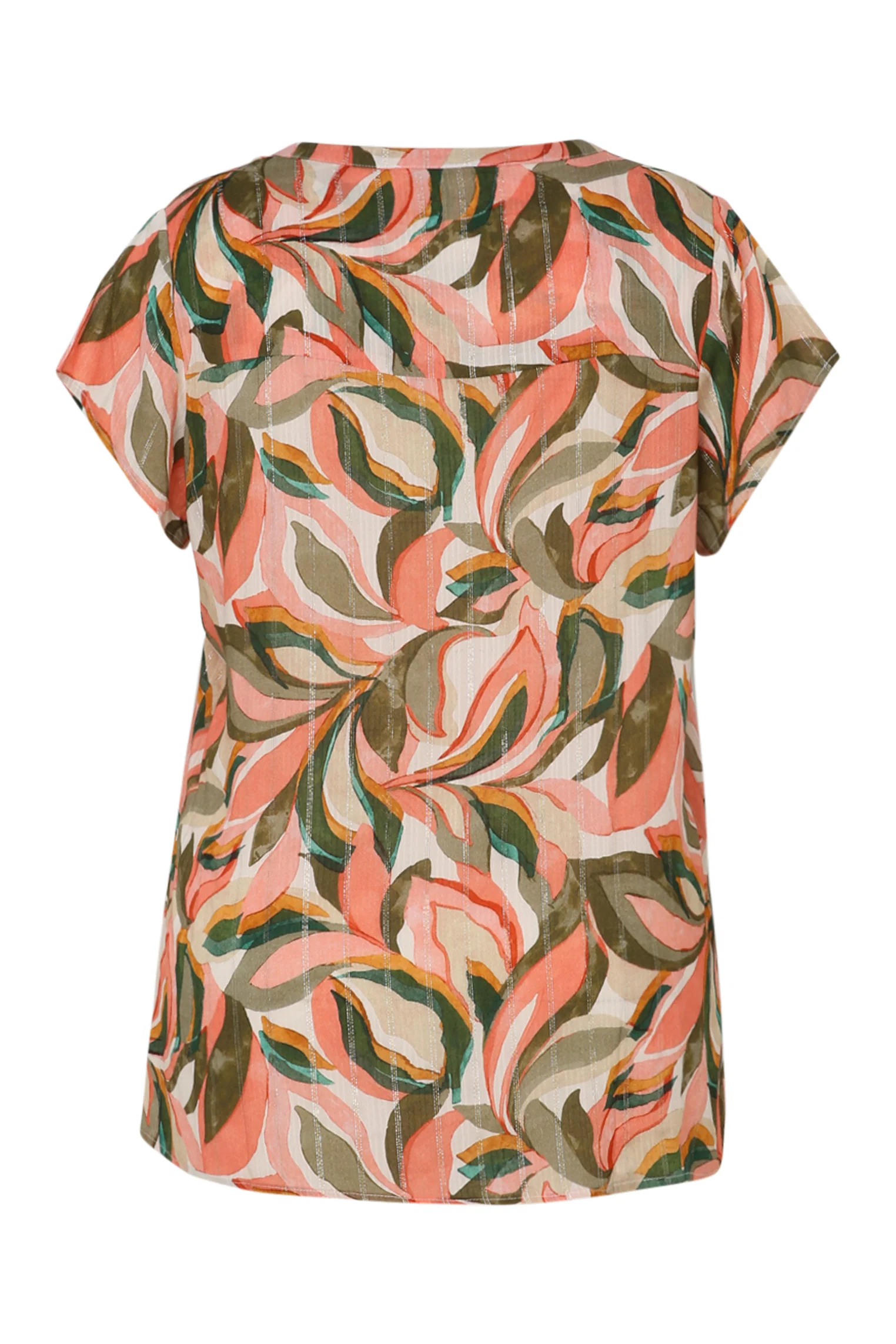 Blouse en viscose imprimé feuillage - Image 11