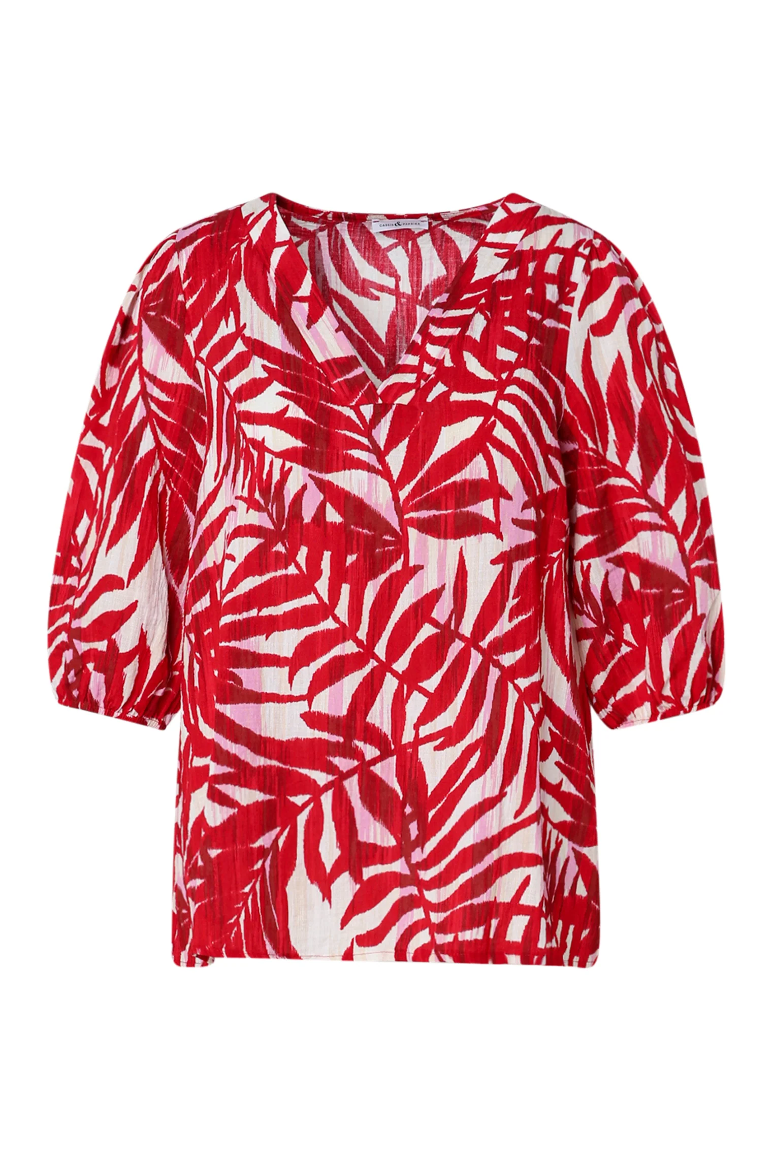 Blouse en viscose imprimé feuillage - Image 10