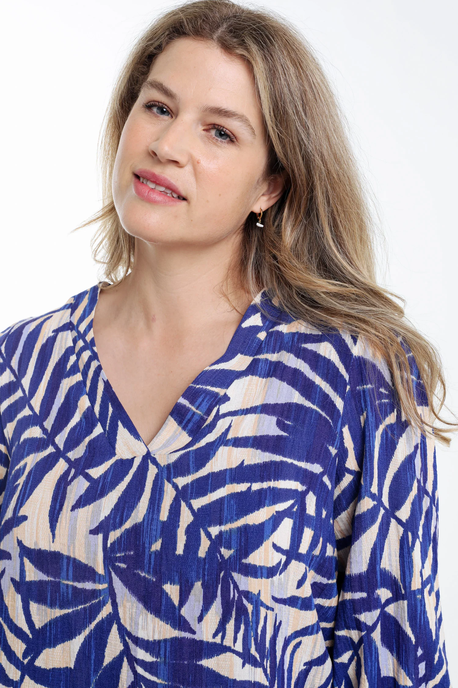 Blouse en viscose imprimé feuillage - Image 14