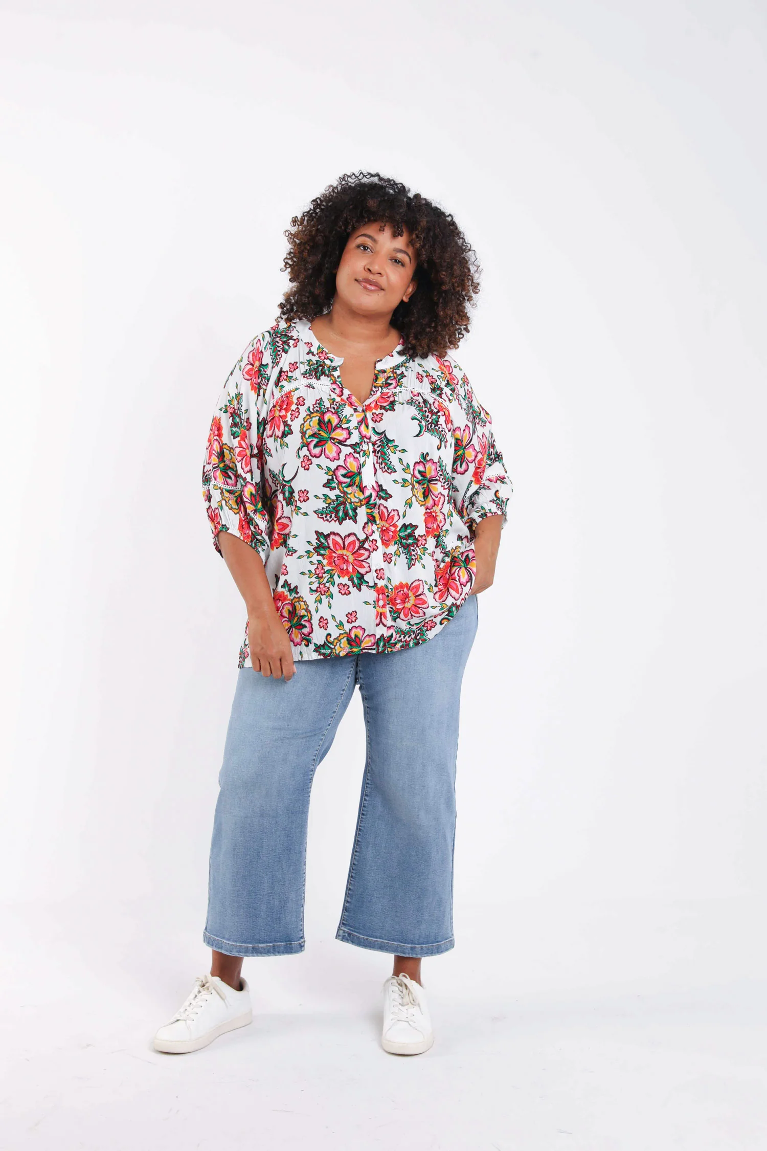 Blouse en viscose imprimé fleuri - Image 7