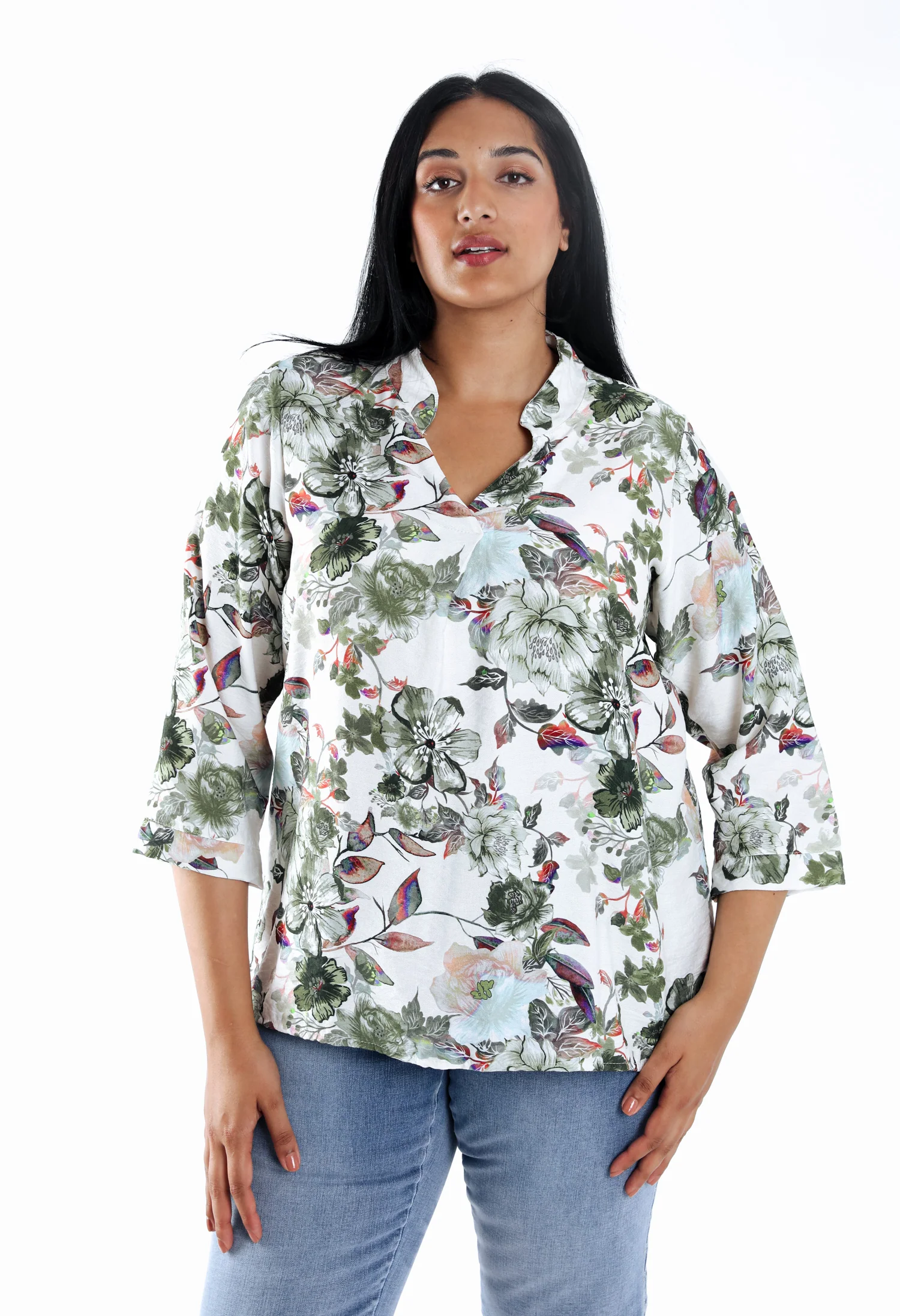 Blouse en viscose imprimé fleuri - Image 10