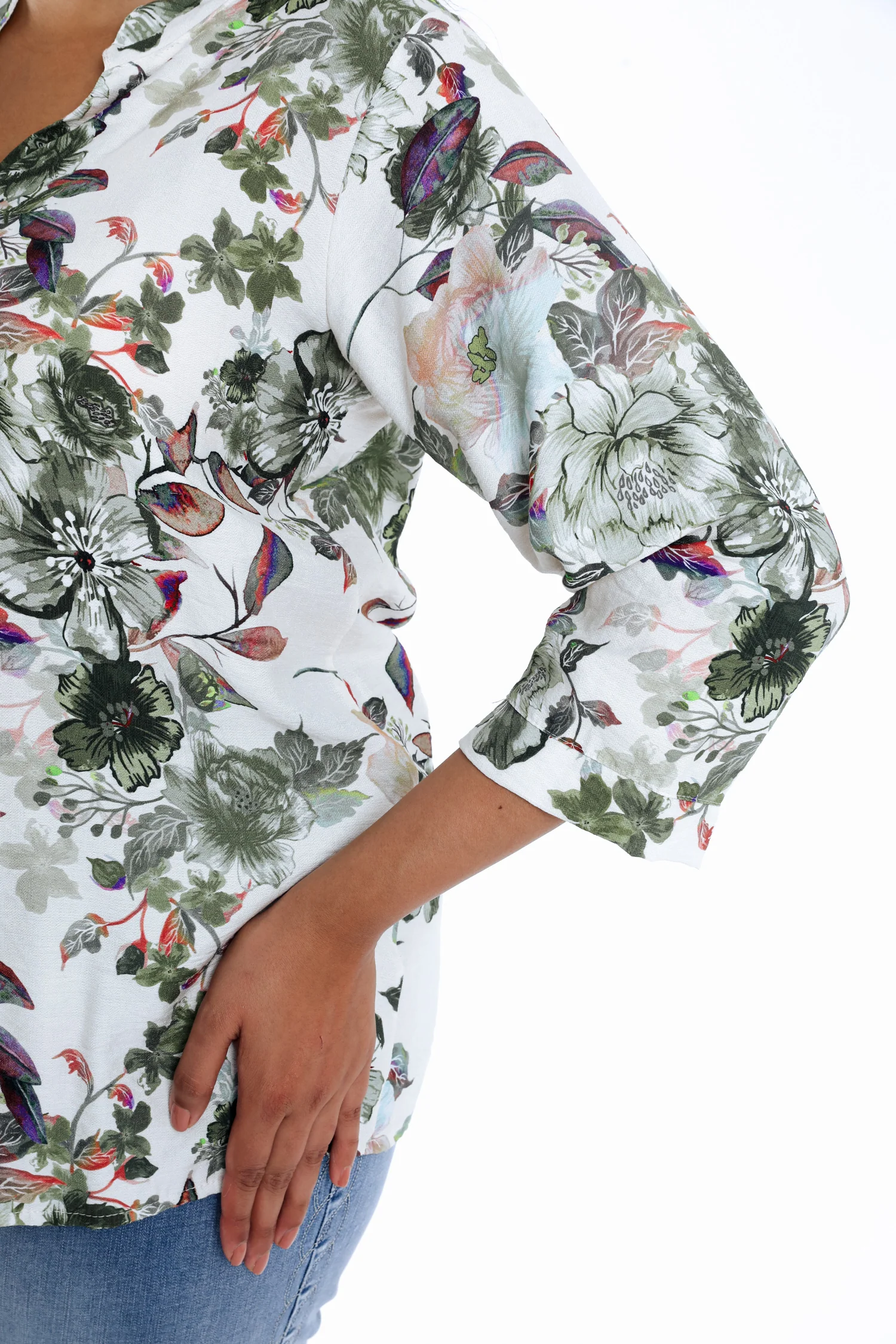 Blouse en viscose imprimé fleuri - Image 13