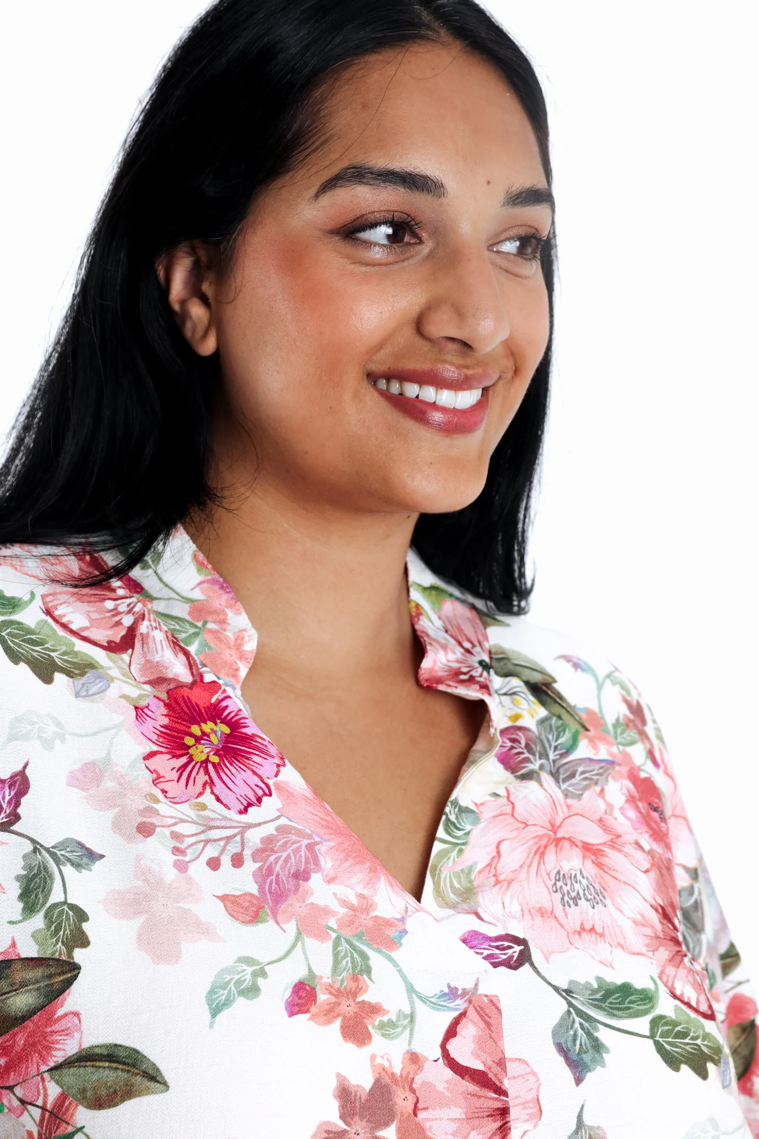 Blouse en viscose imprimé fleuri - Image 3