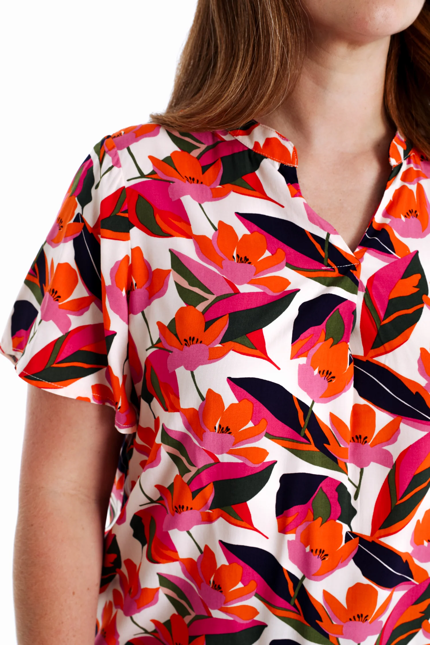 Blouse en viscose imprimé fleurs - Image 4