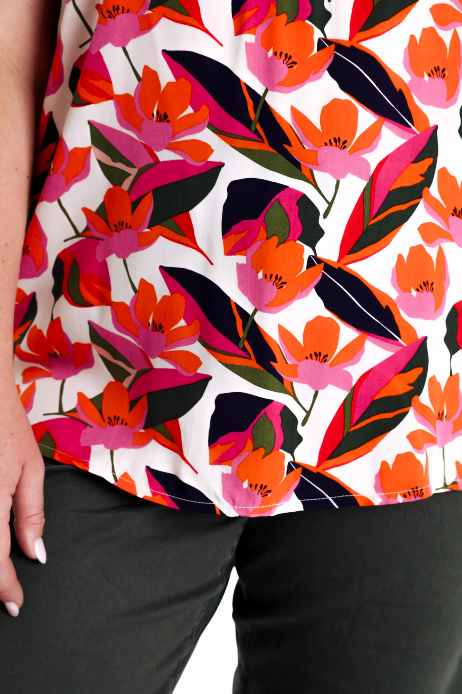 Blouse en viscose imprimé fleurs - Image 5