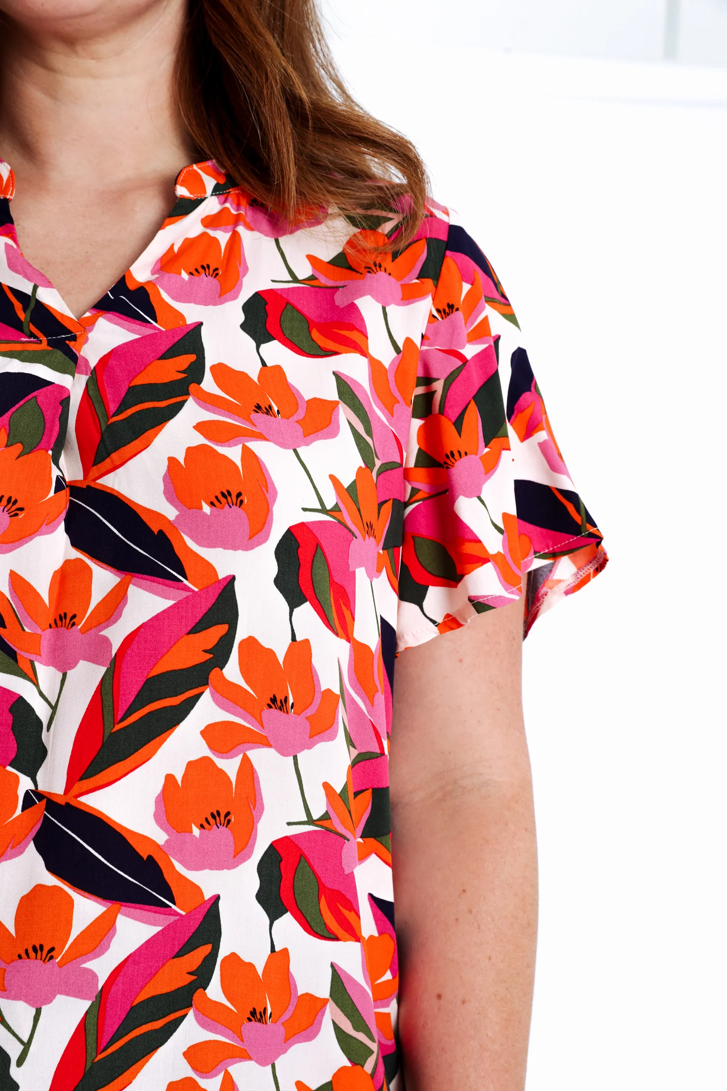 Blouse en viscose imprimé fleurs - Image 6