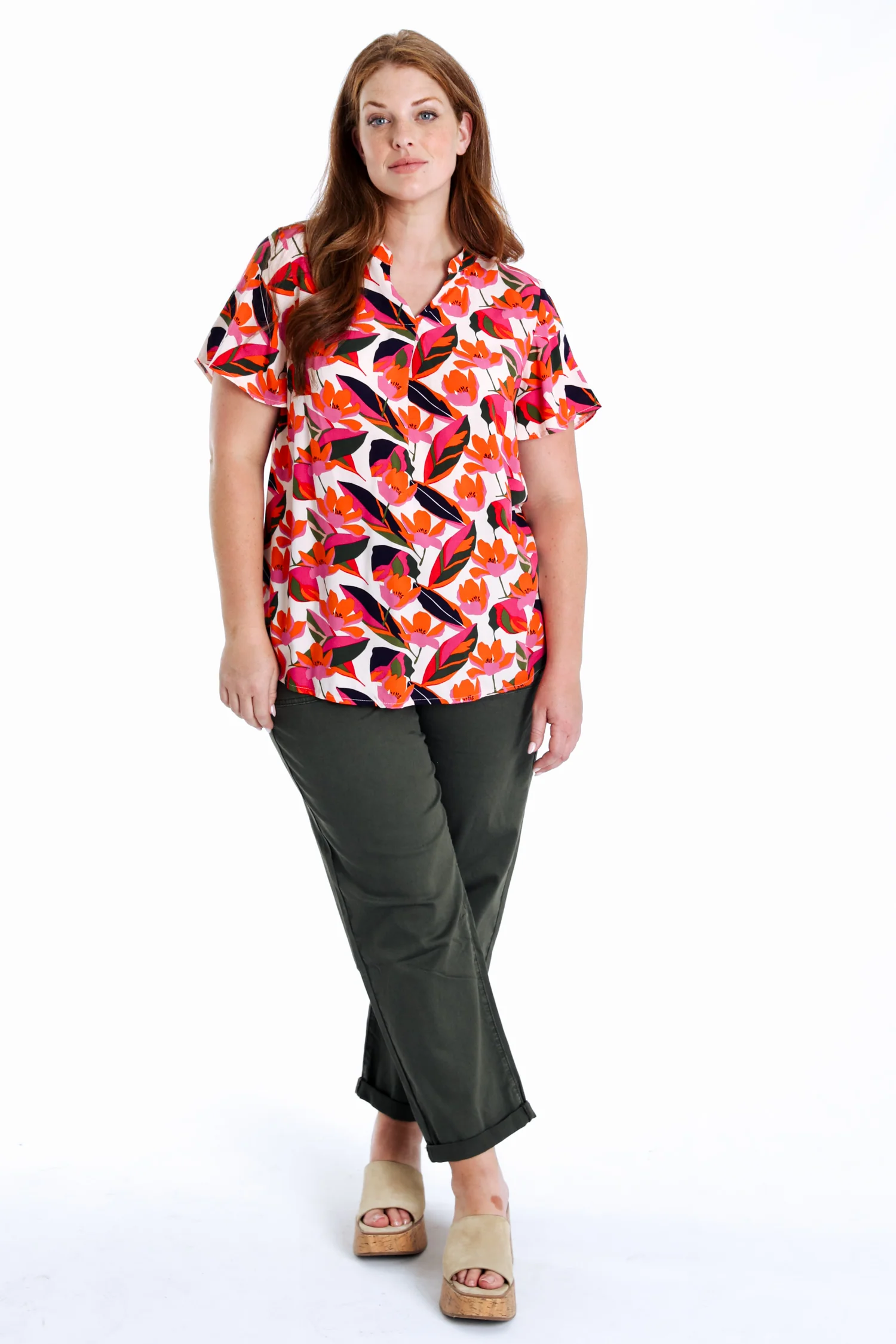 Blouse en viscose imprimé fleurs - Image 7