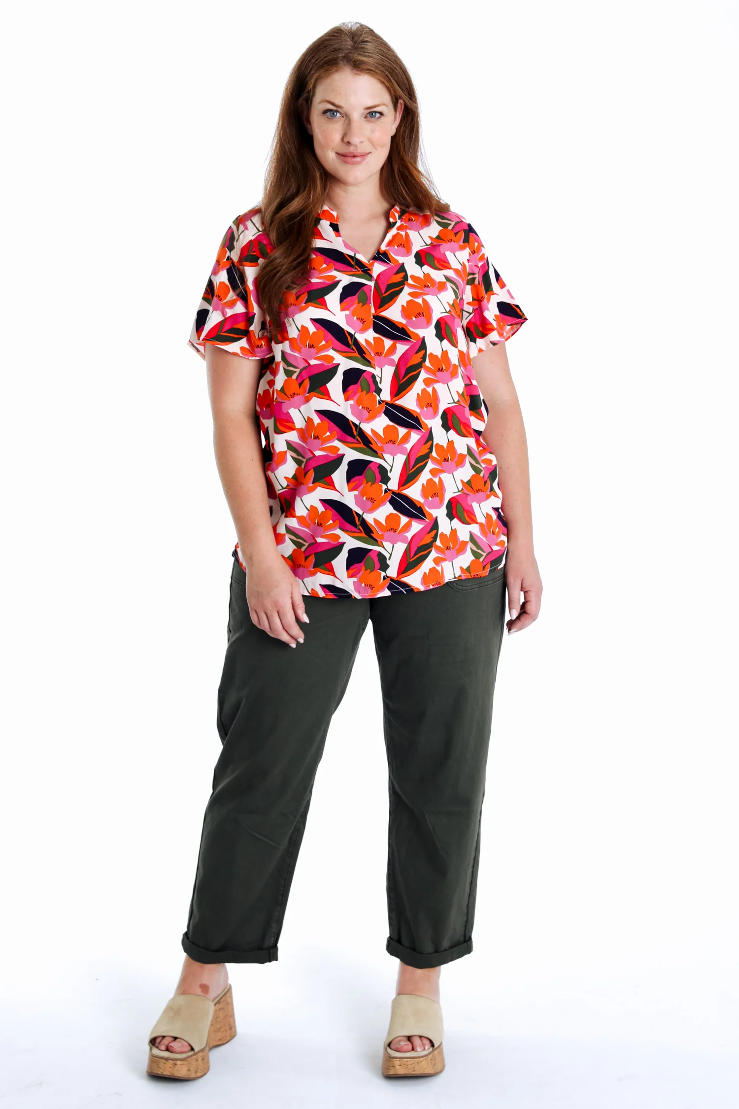 Blouse en viscose imprimé fleurs - Image 9