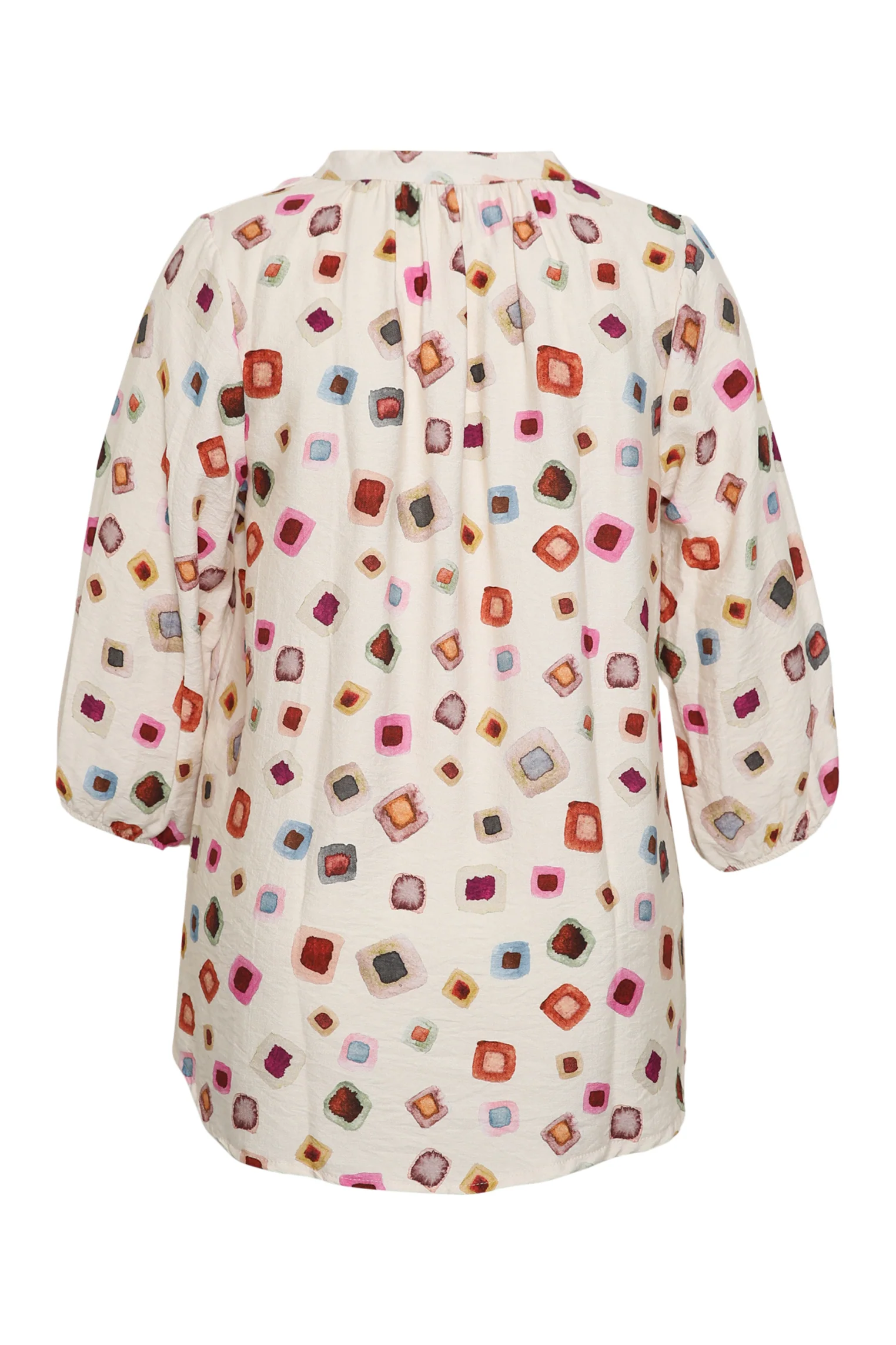 Blouse en viscose imprimé géométrique - Image 10