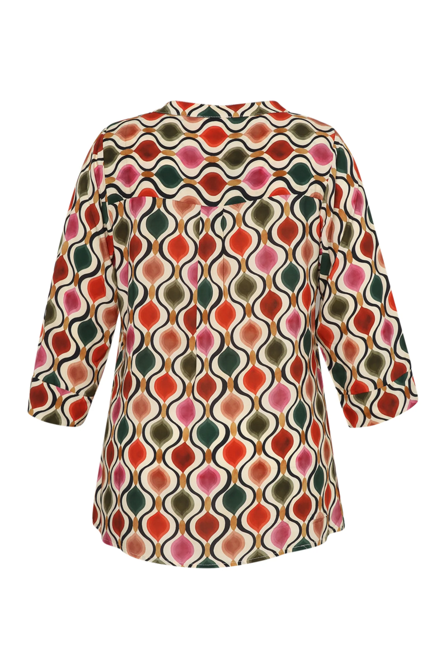 Blouse en viscose imprimé graphique - Image 9