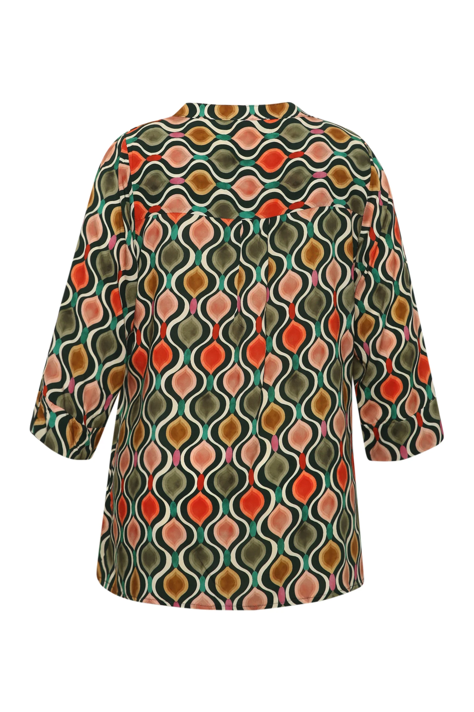 Blouse en viscose imprimé graphique - Image 8